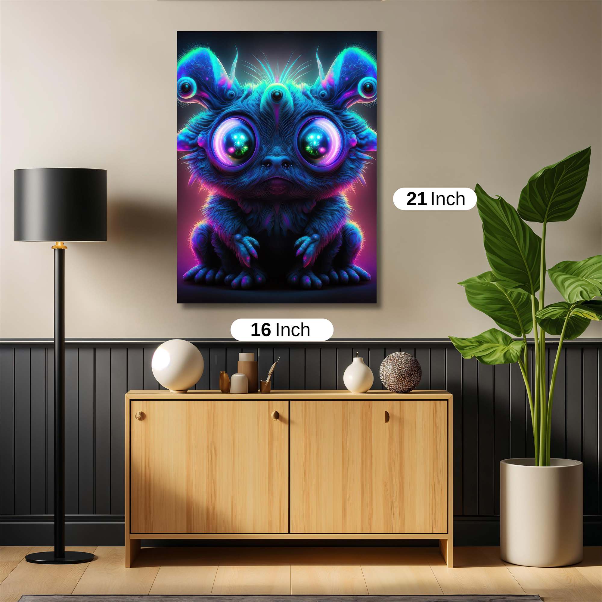 Alien Whimsy Safe Wall Magnetic / M