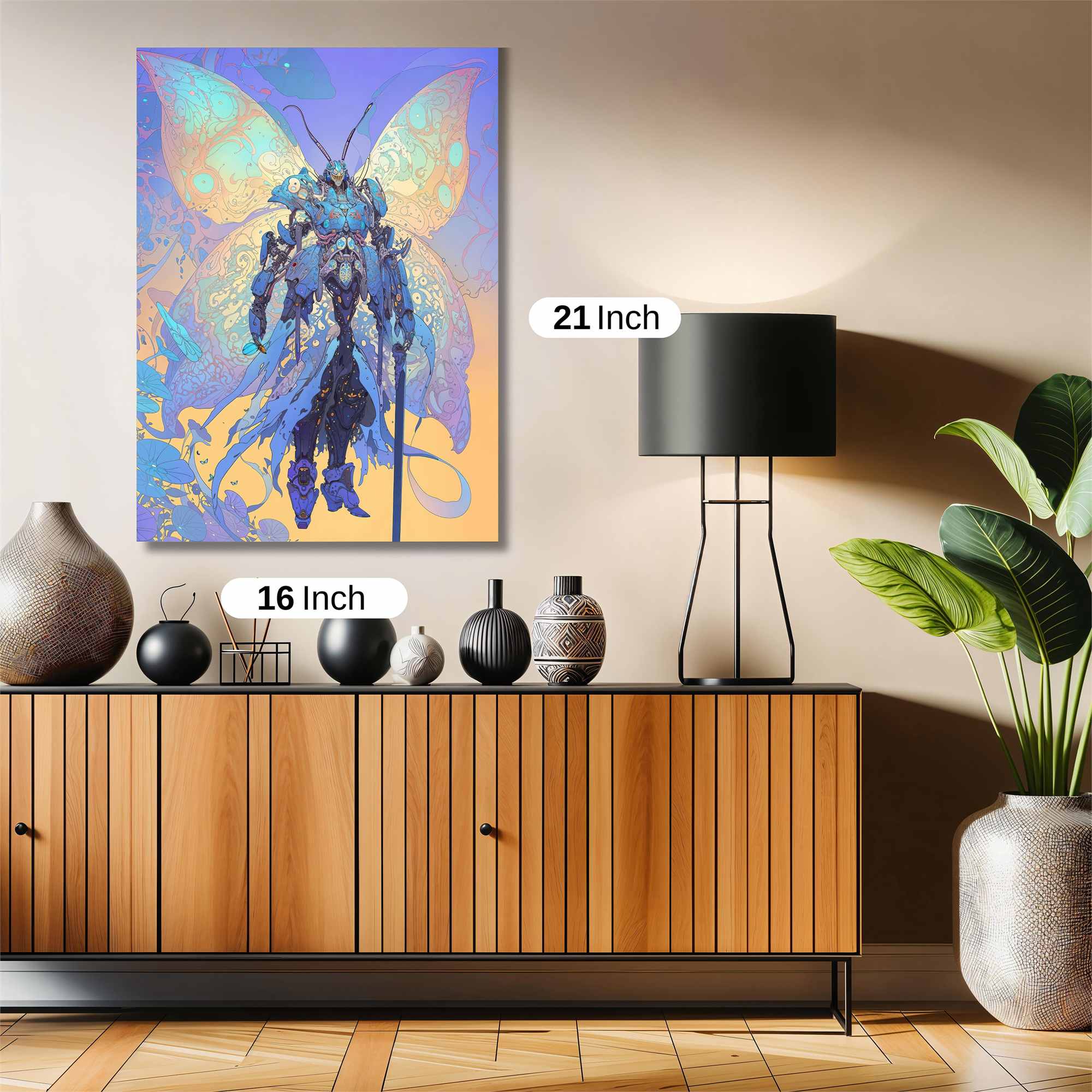 Butterfly Sentinel Safe Wall Magnetic / M