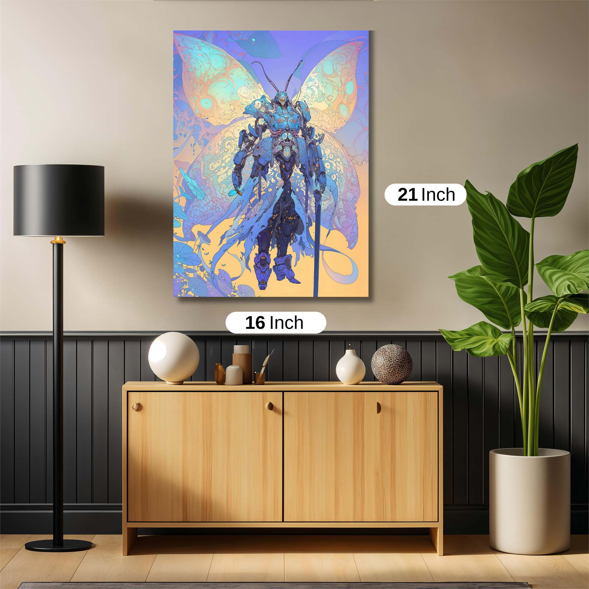 Butterfly Sentinel Safe Wall Magnetic / M