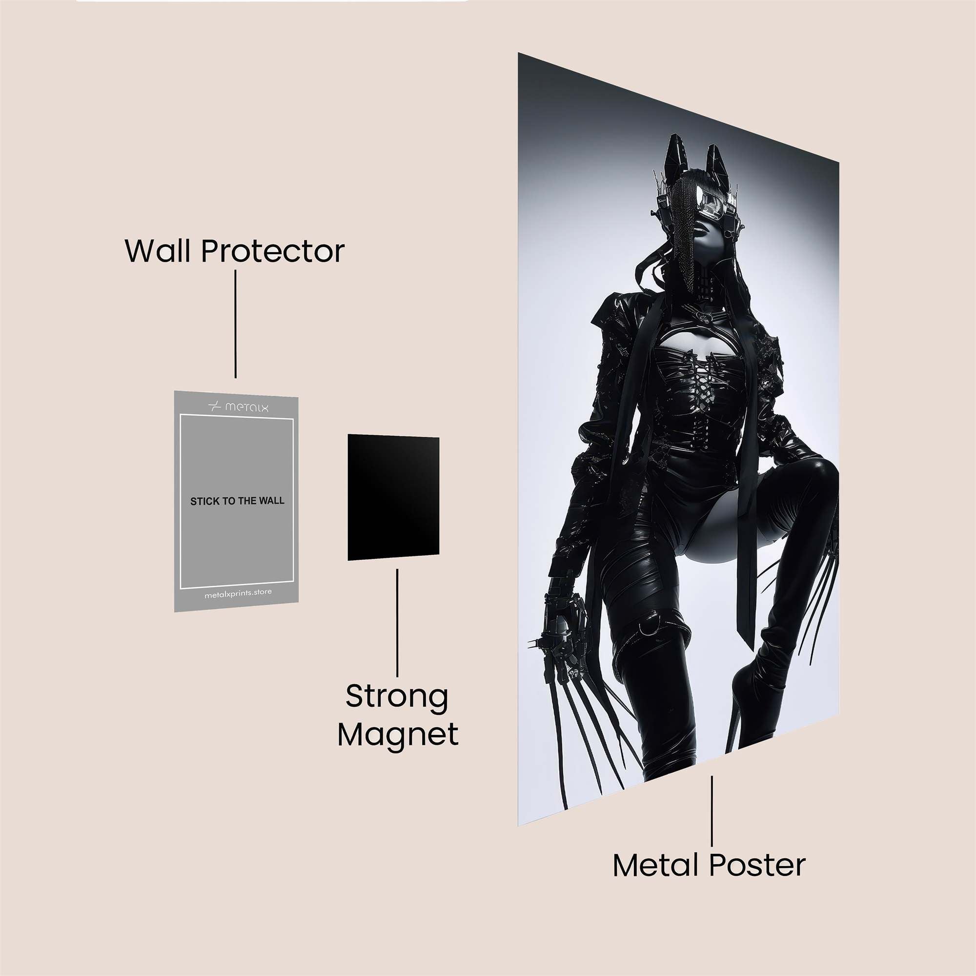 Catwoman Enigmatic Safe Wall Magnetic / M
