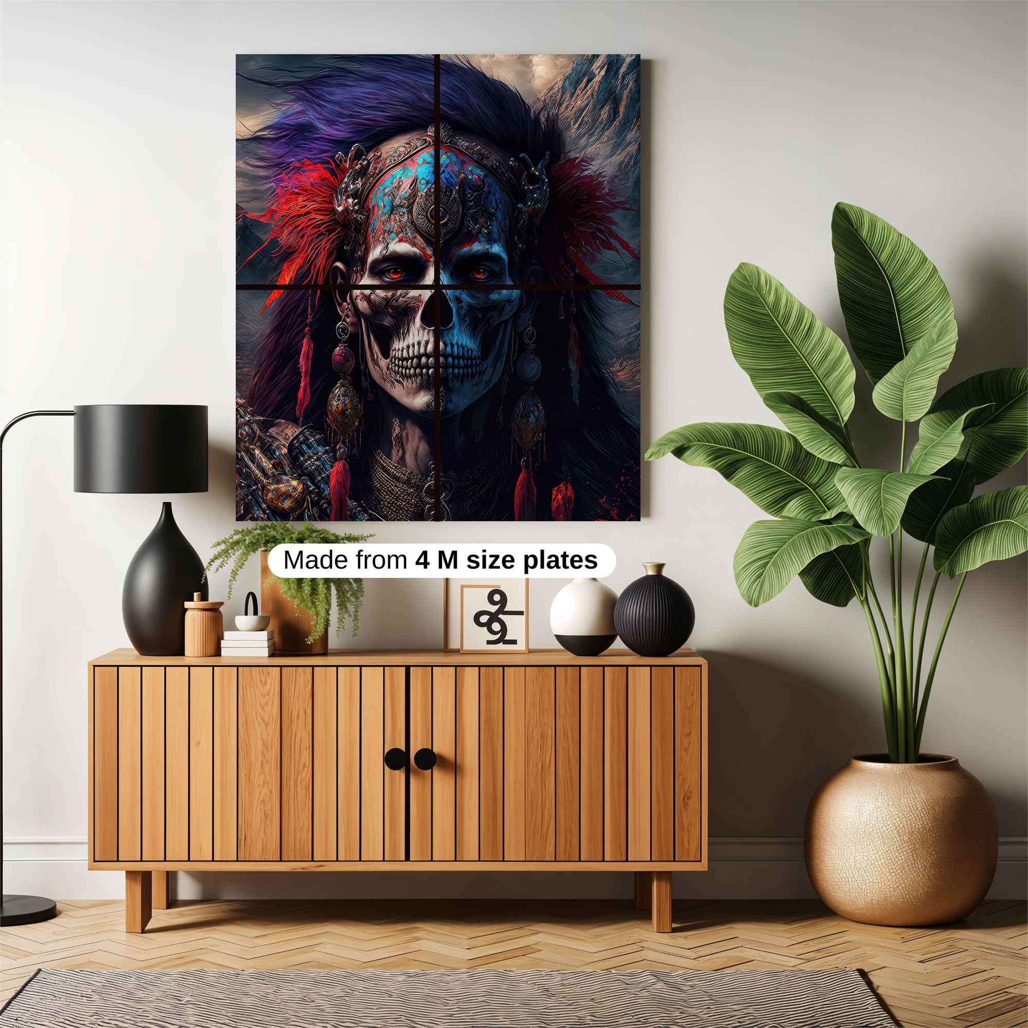 Skull Enigma Safe Wall Magnetic / M