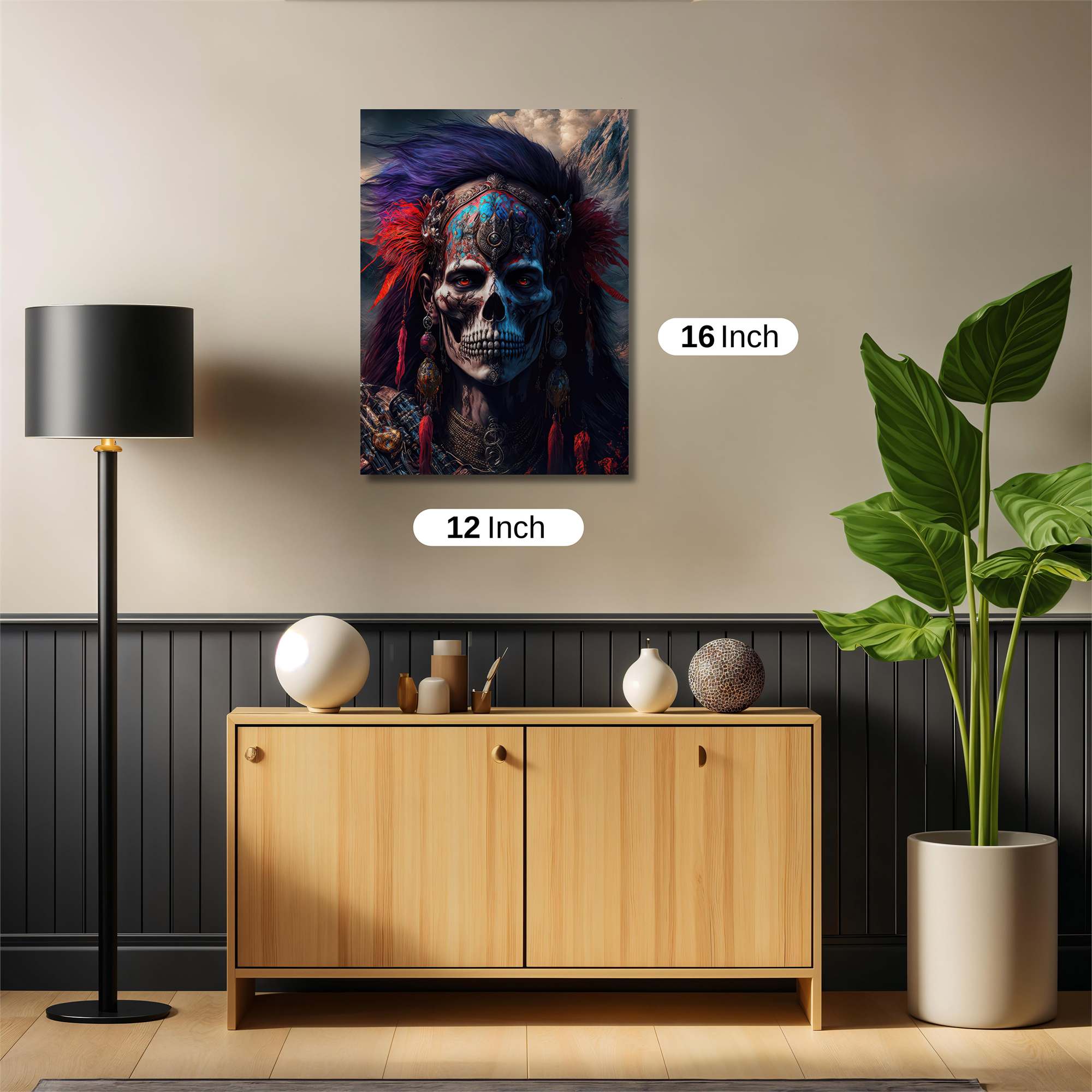 Skull Enigma Safe Wall Magnetic / M