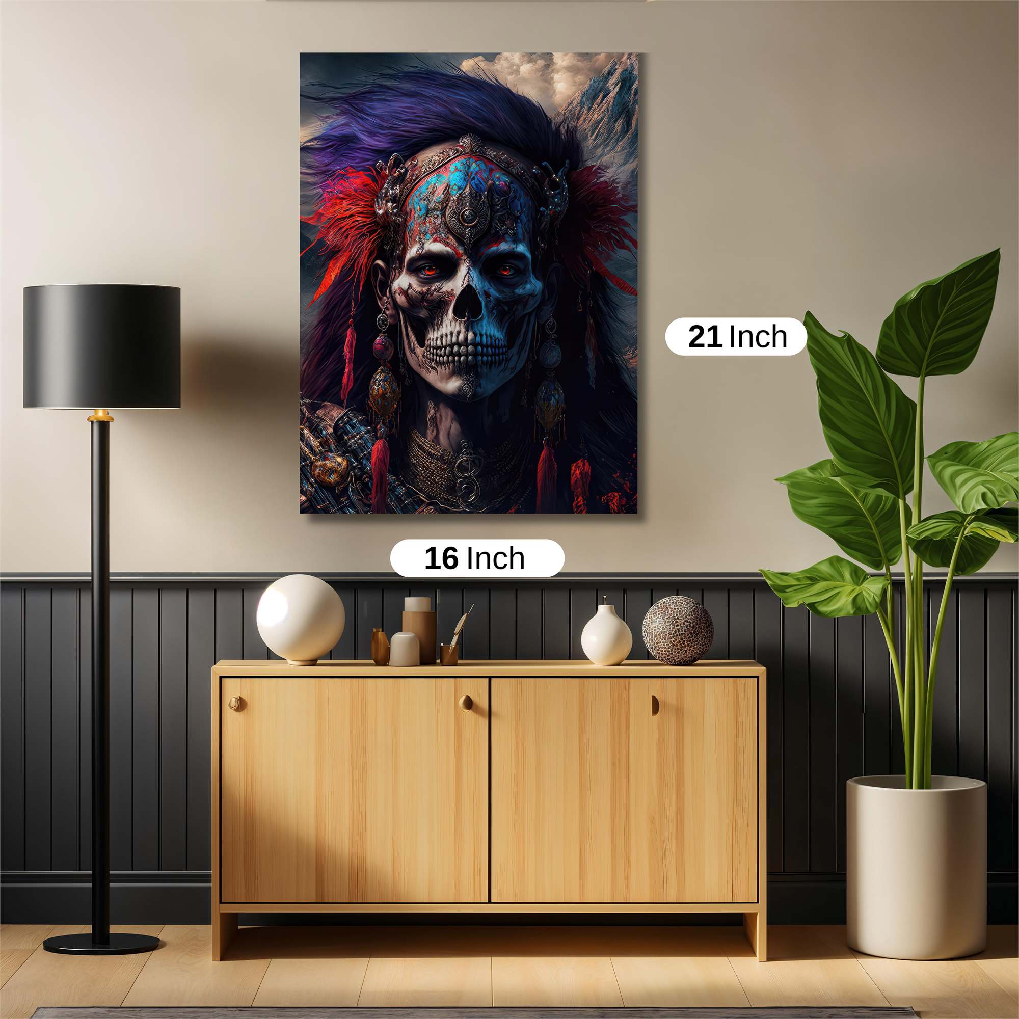 Skull Enigma Safe Wall Magnetic / M