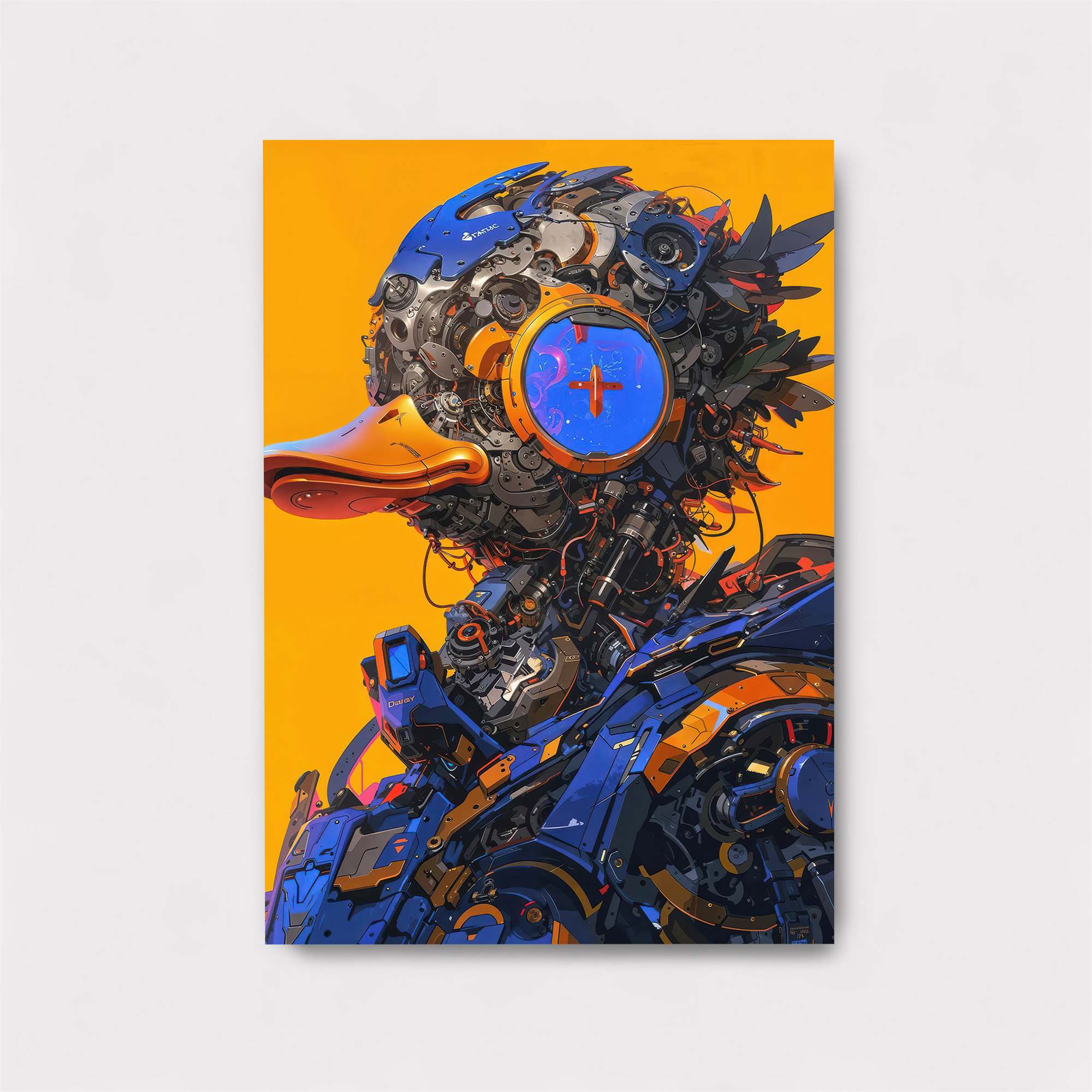 RoboDuck Futuristic Safe Wall Magnetic / M