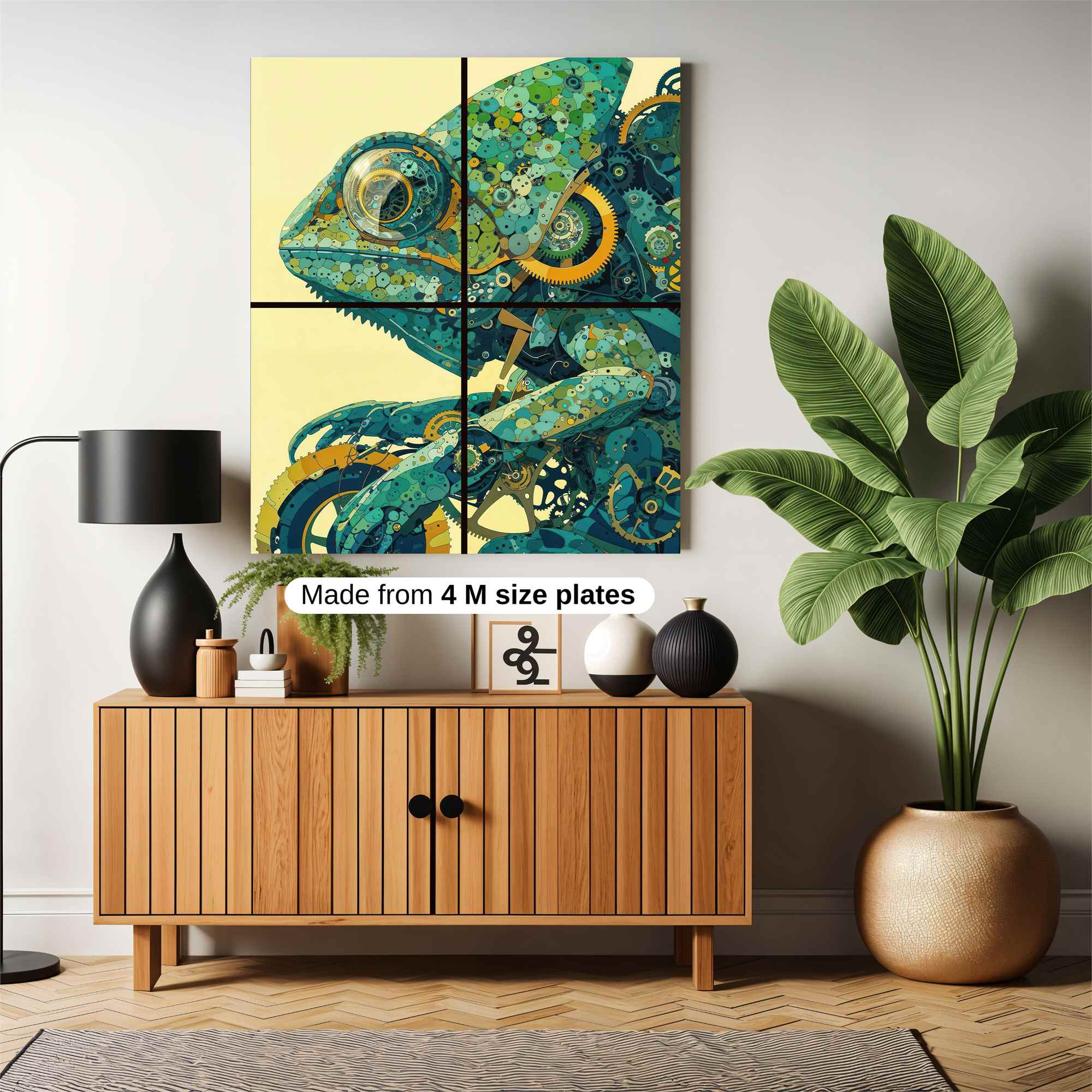 Chameleon Whimsy Safe Wall Magnetic / M