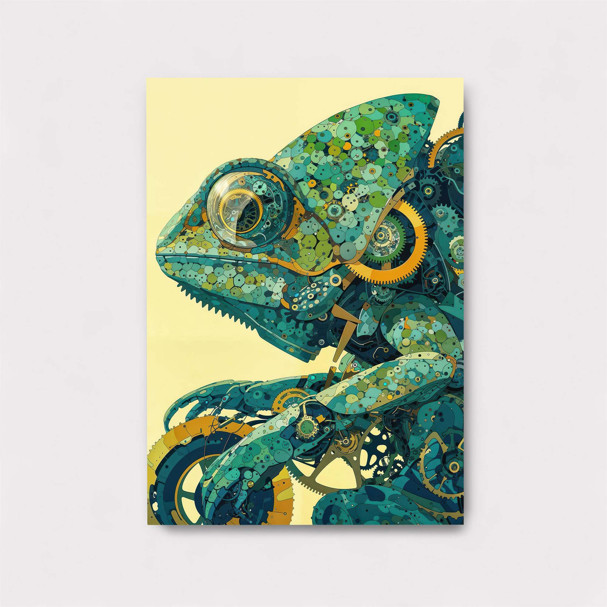 Chameleon Whimsy Safe Wall Magnetic / M