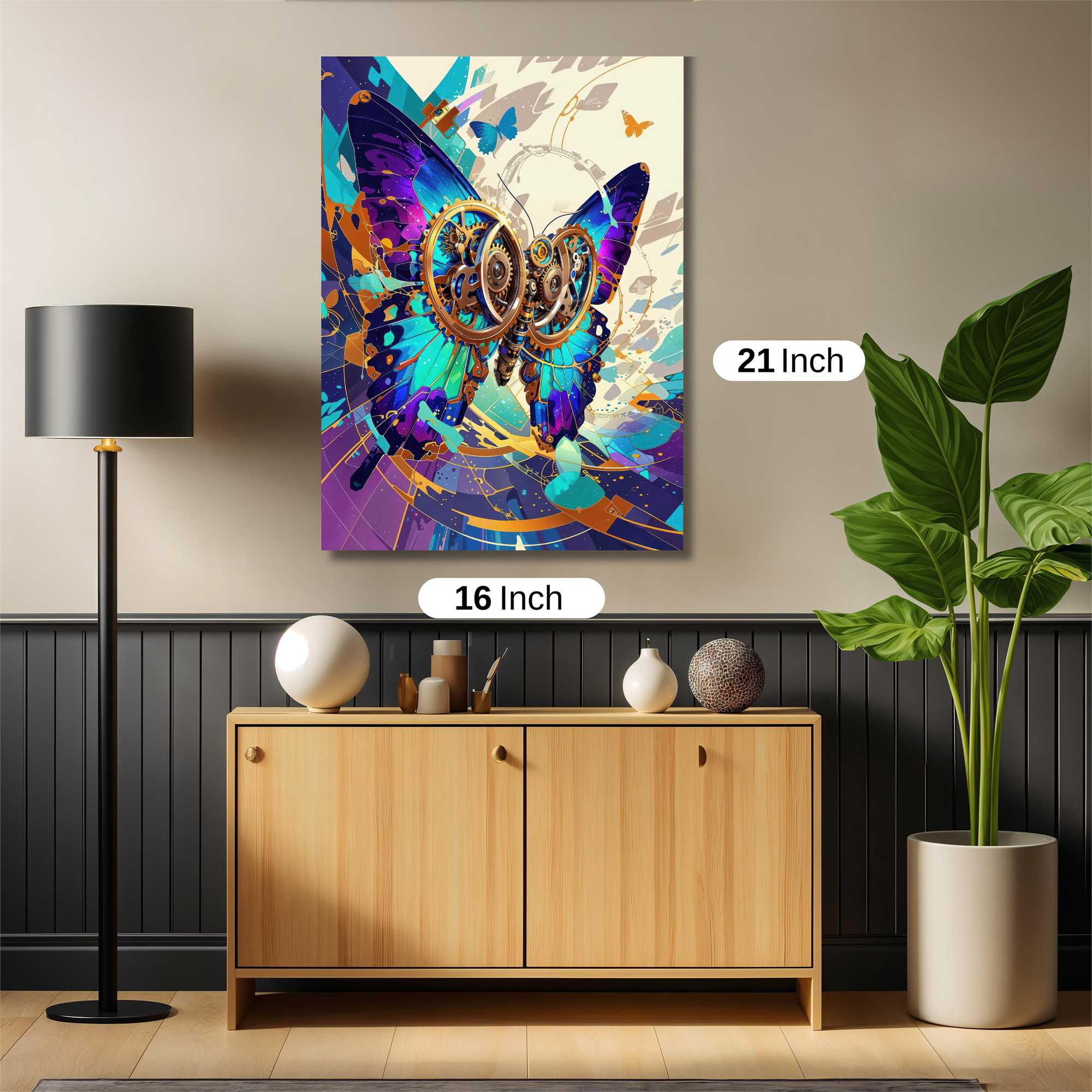 Steampunk Serenity Safe Wall Magnetic / M