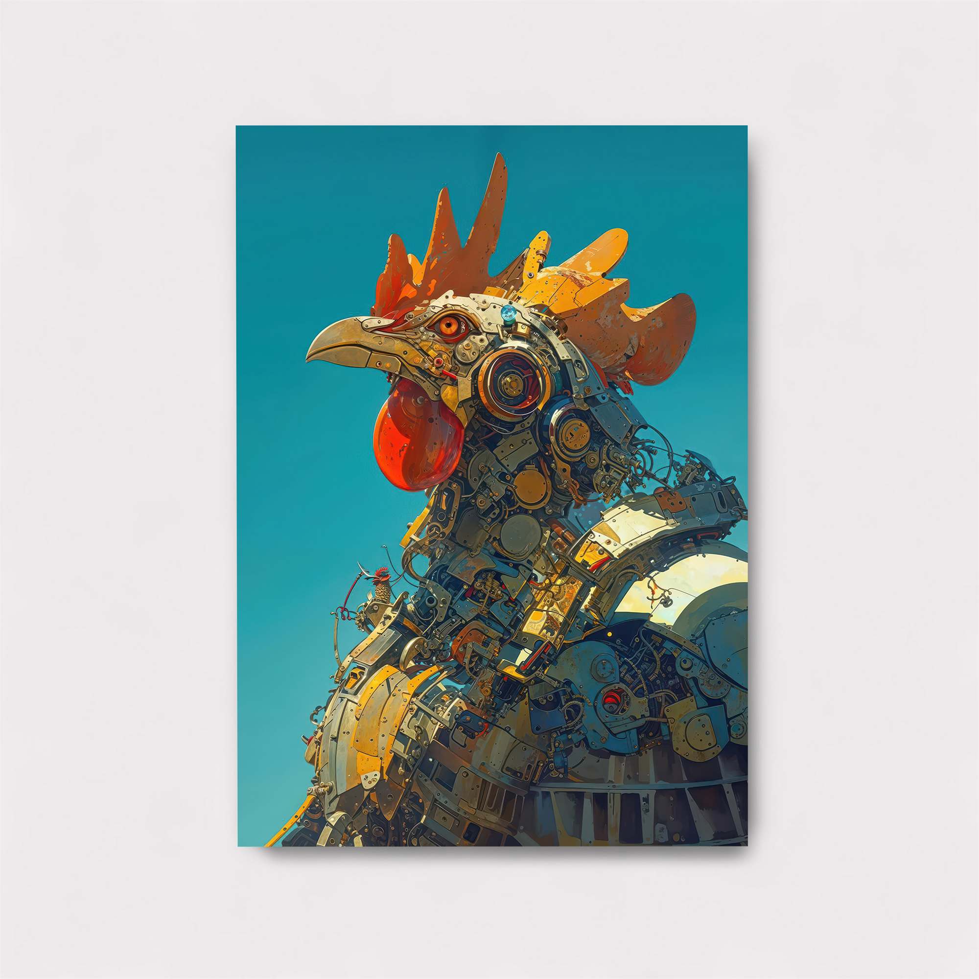Rooster Reimagined Safe Wall Magnetic / M