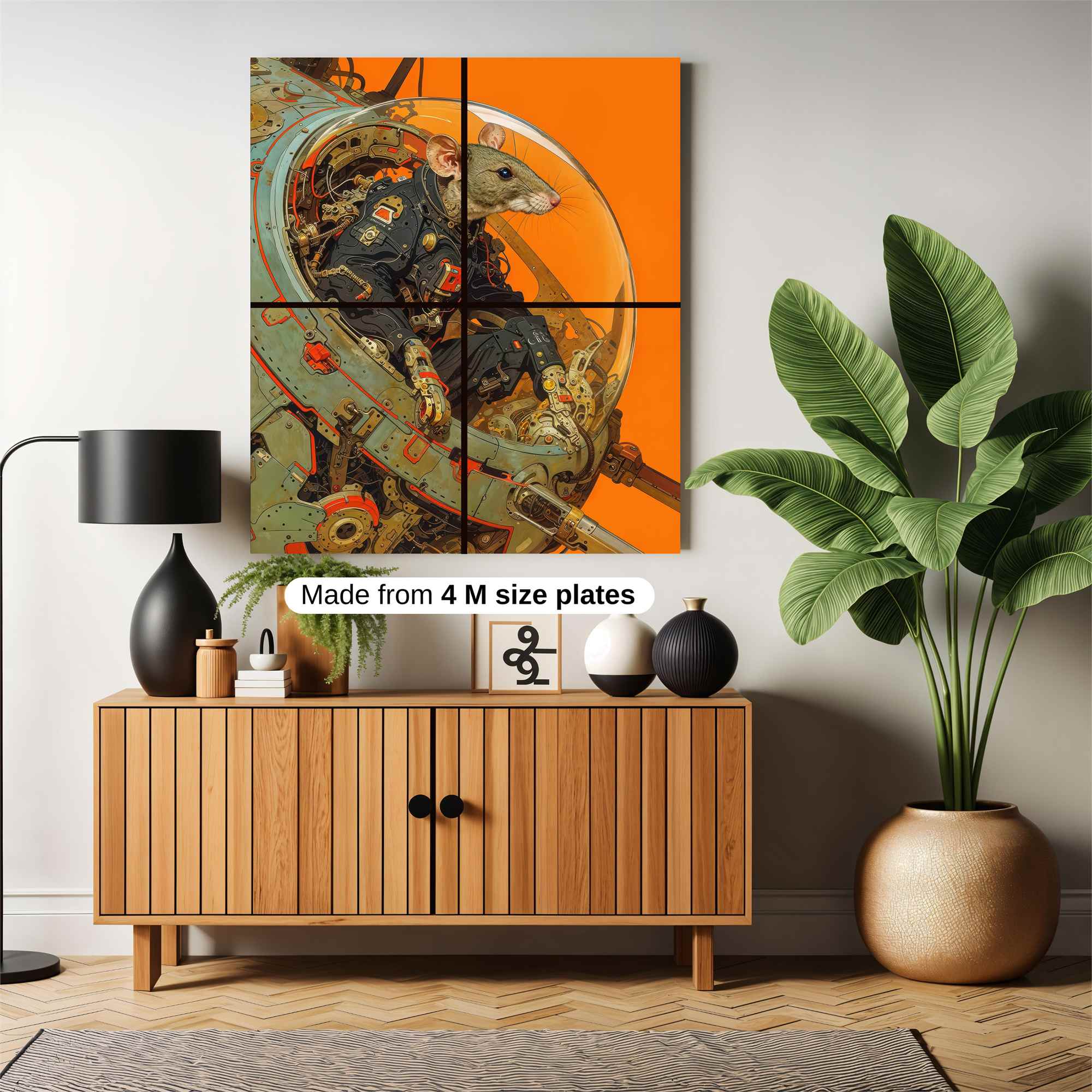 Rat Adventurer Safe Wall Magnetic / M