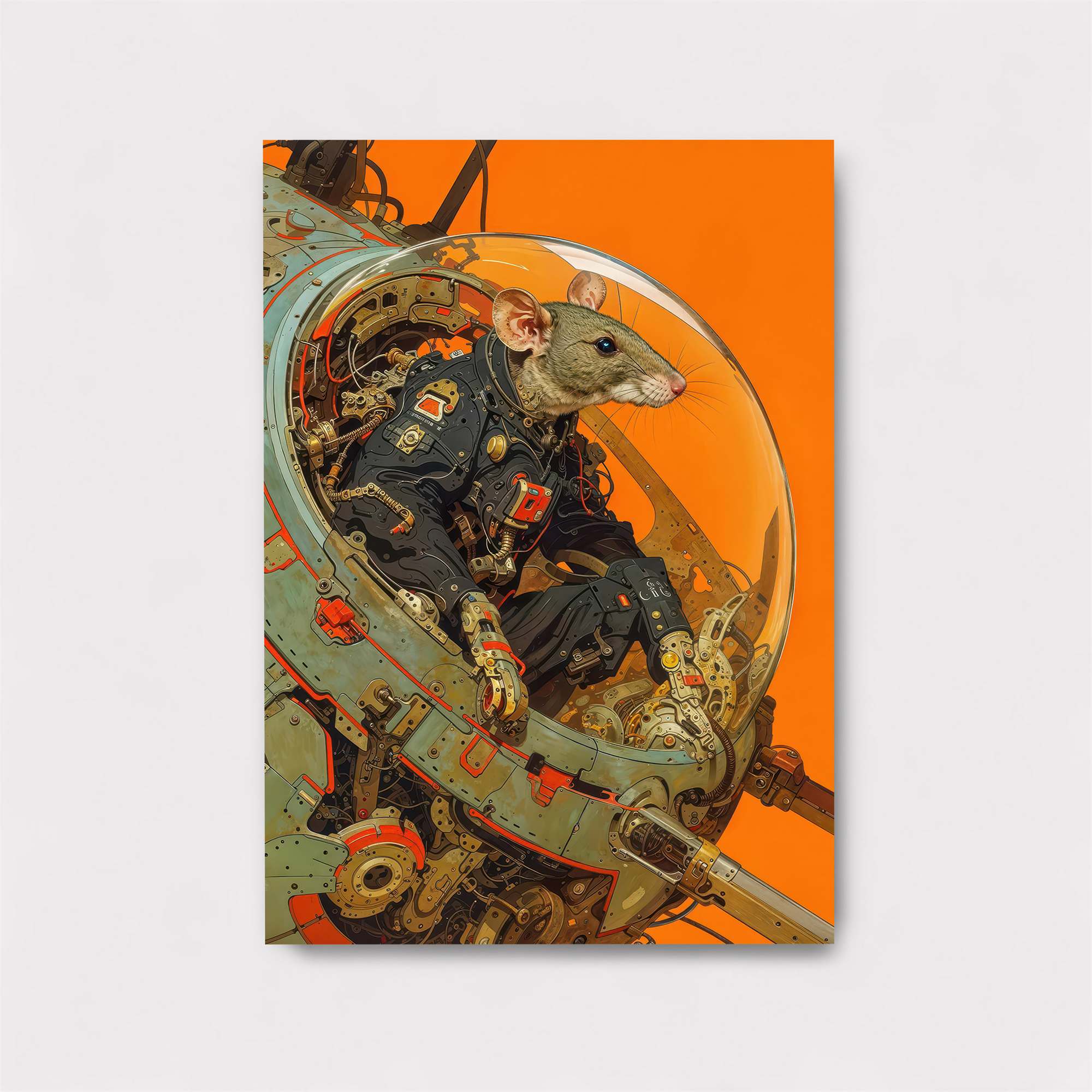 Rat Adventurer Safe Wall Magnetic / M