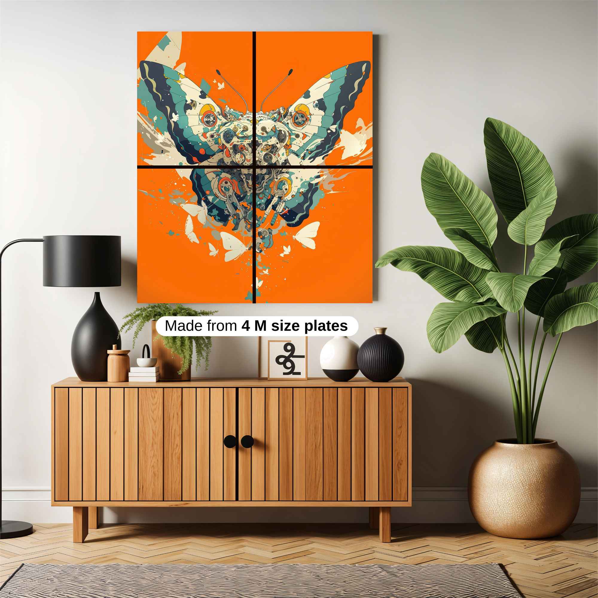 Butterfly Fusion Safe Wall Magnetic / M