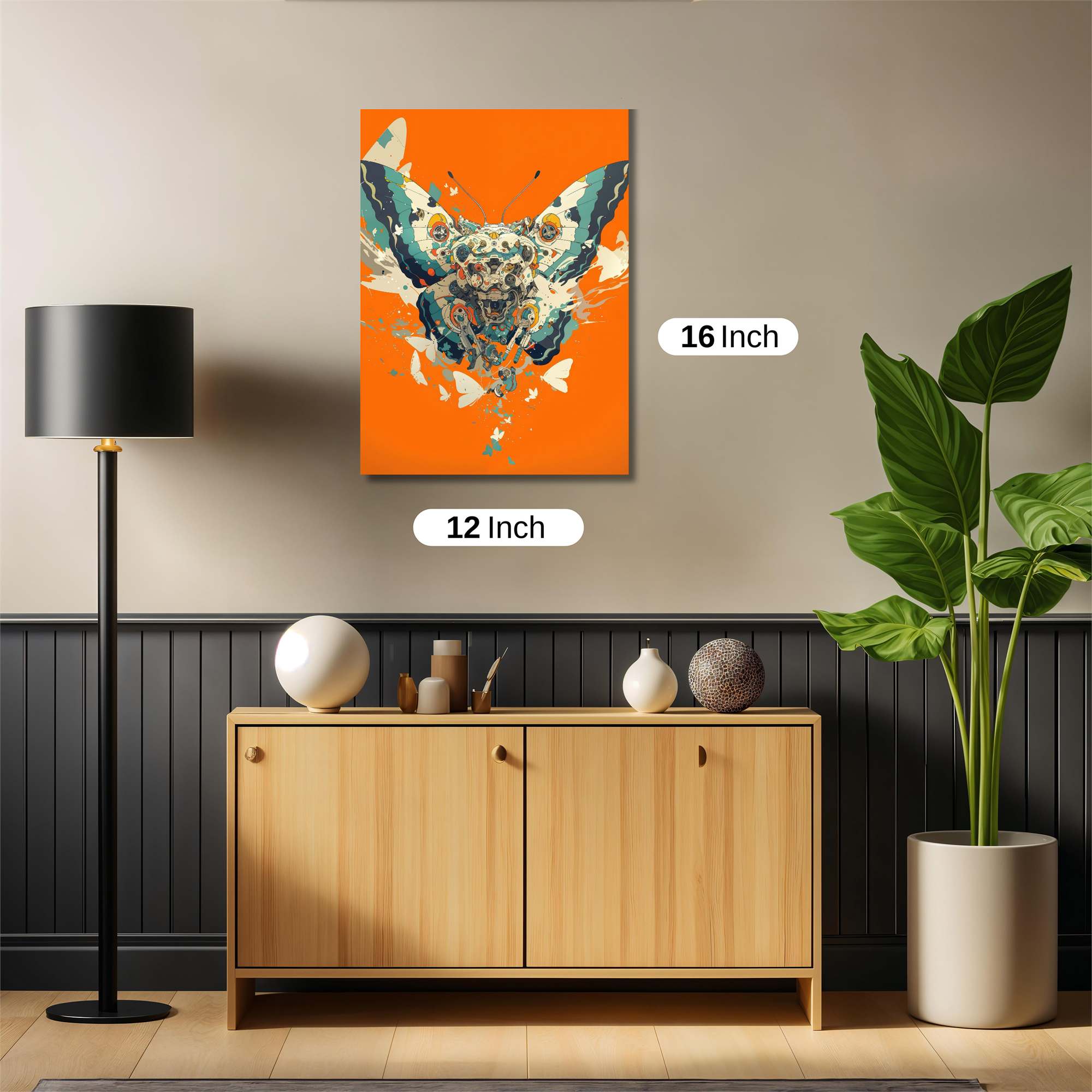 Butterfly Fusion Safe Wall Magnetic / M
