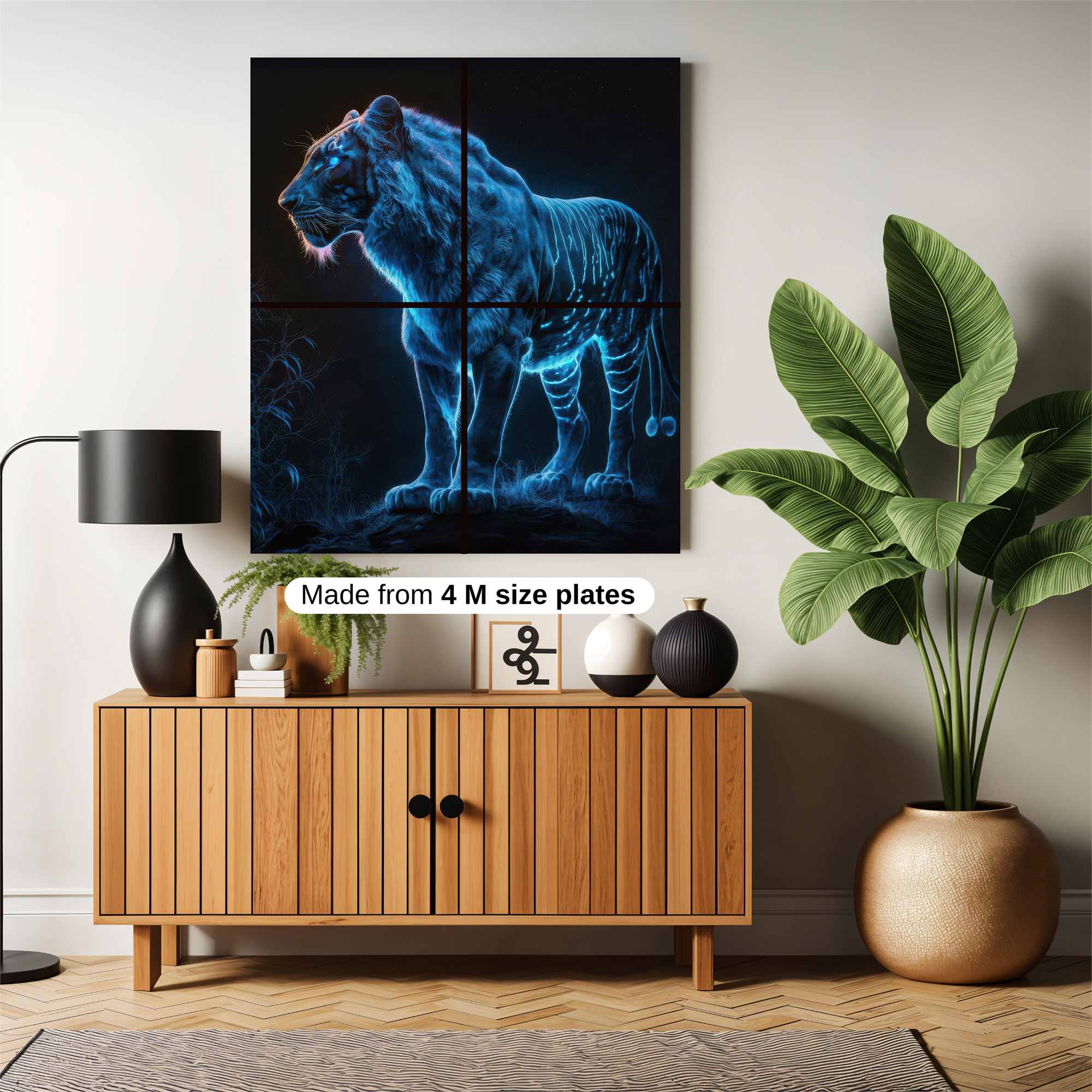 Tiger Glow Safe Wall Magnetic / M