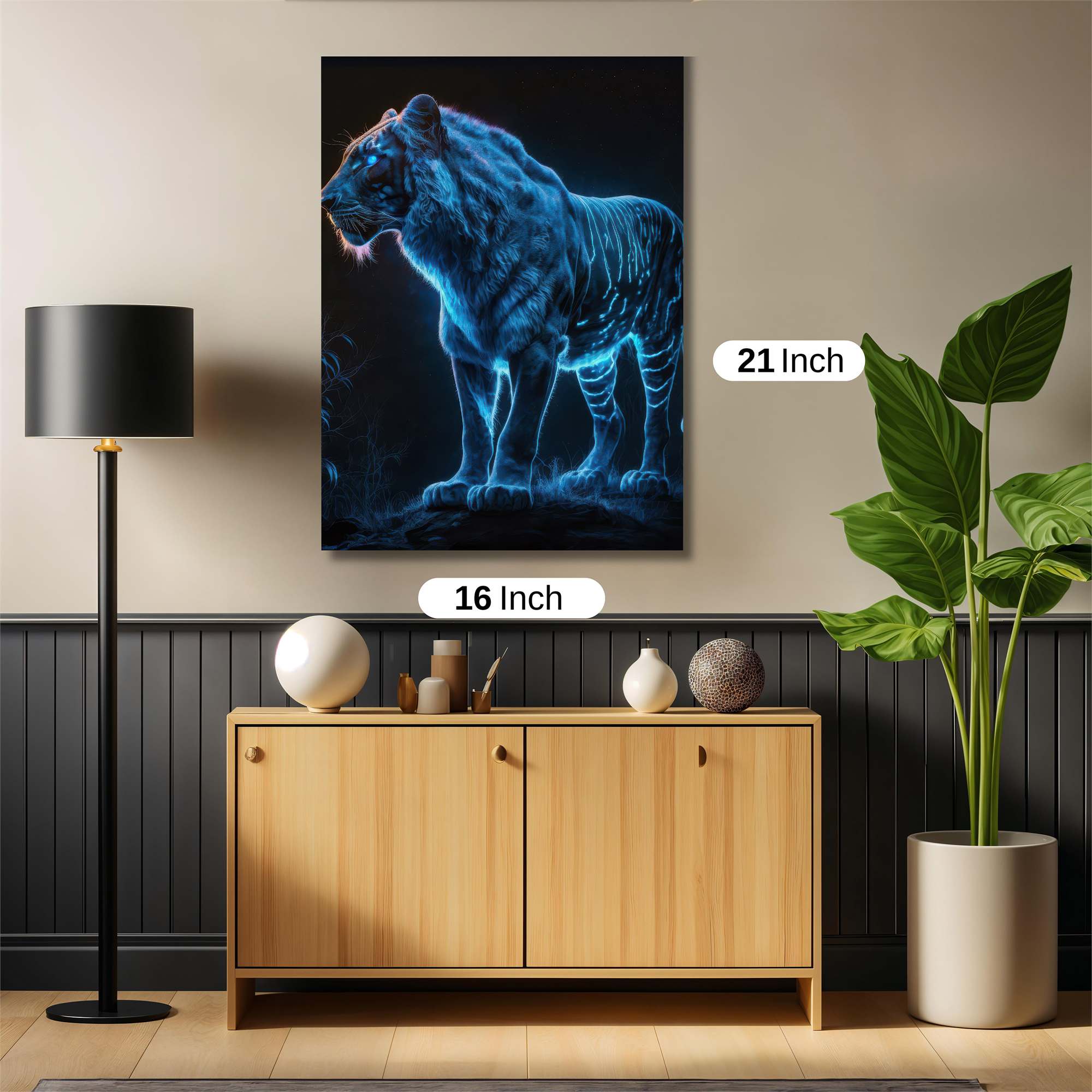 Tiger Glow Safe Wall Magnetic / M