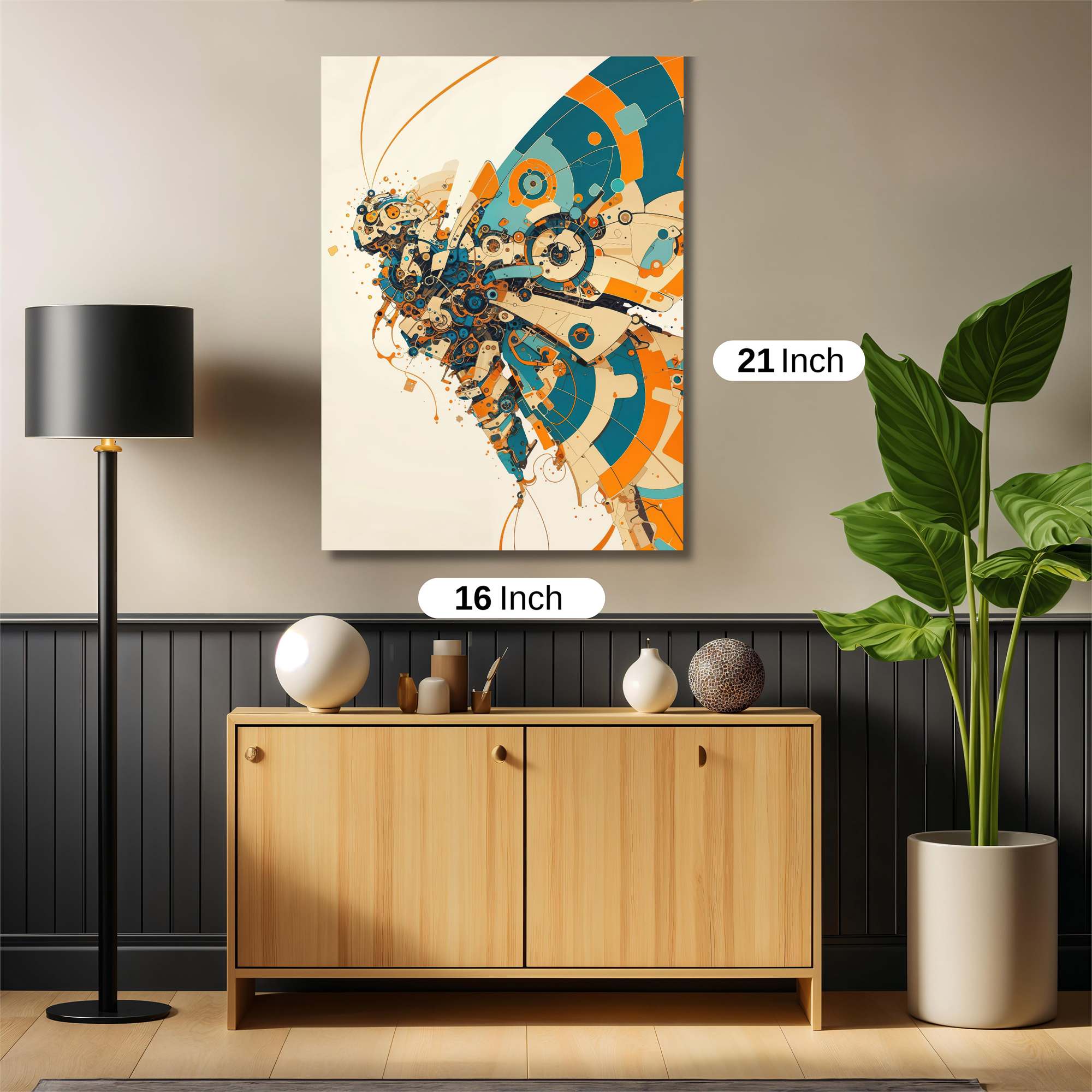Butterfly Intricate Safe Wall Magnetic / M