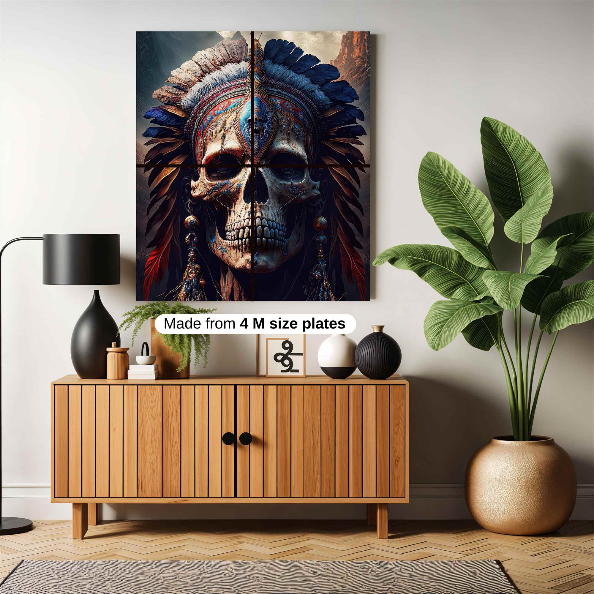 Skull Spirit Safe Wall Magnetic / M