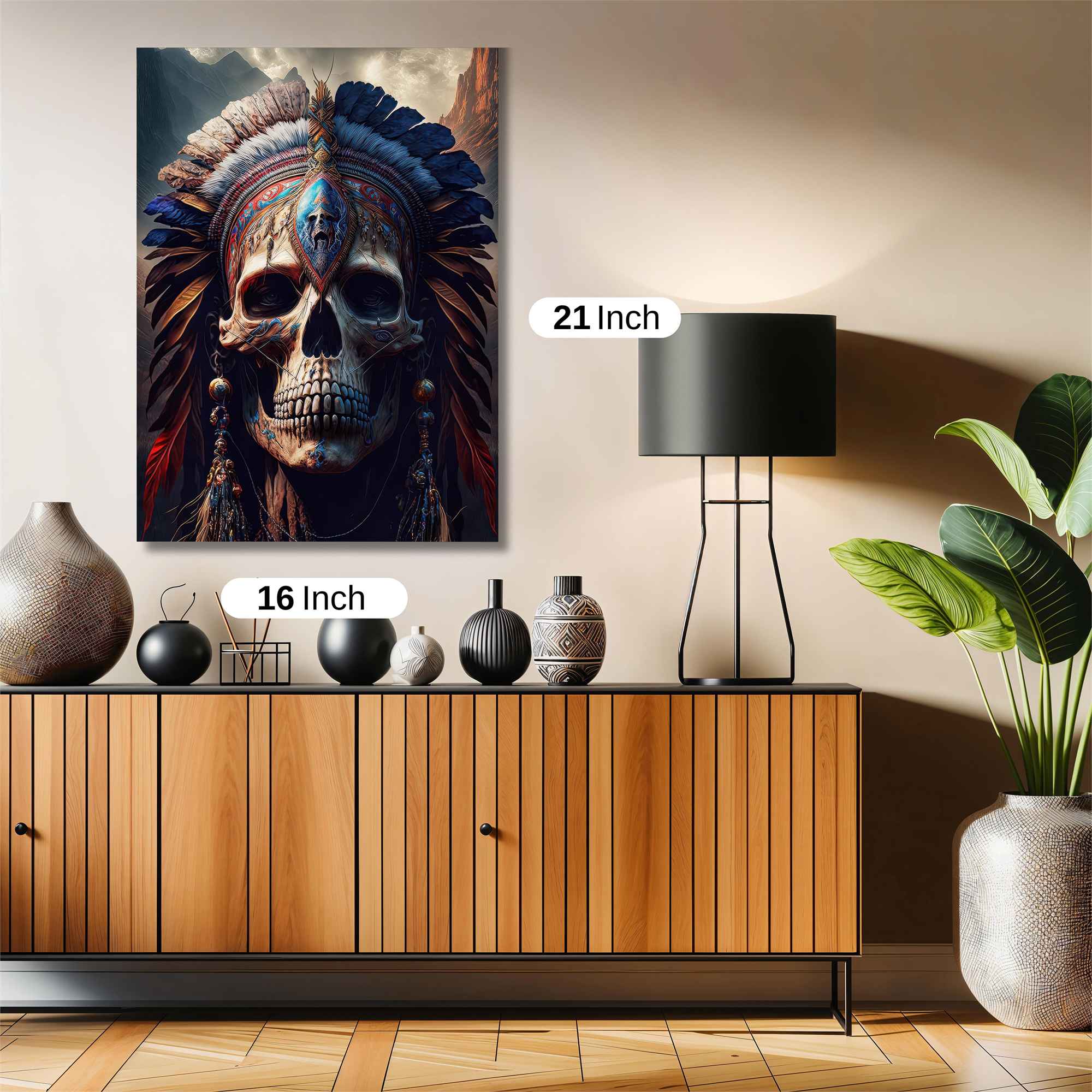 Skull Spirit Safe Wall Magnetic / M