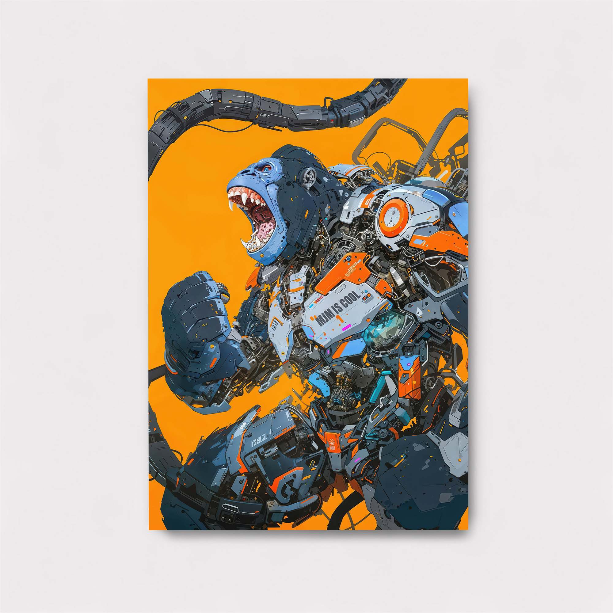 Cyborg Rage Safe Wall Magnetic / M