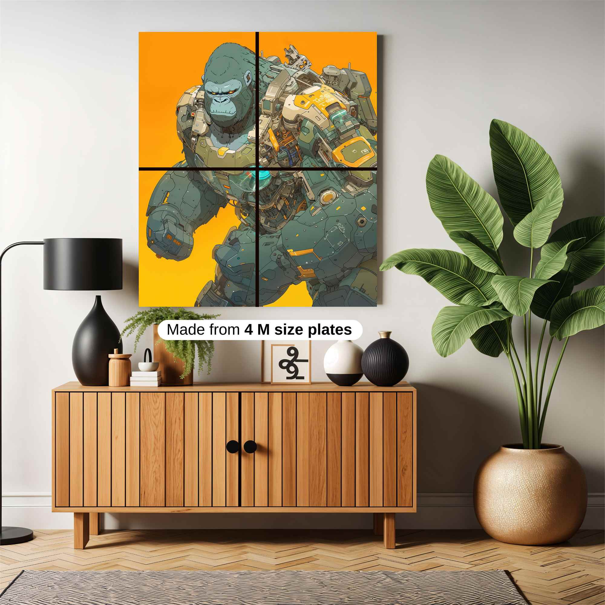 Gorilla Cyberpunk Safe Wall Magnetic / M