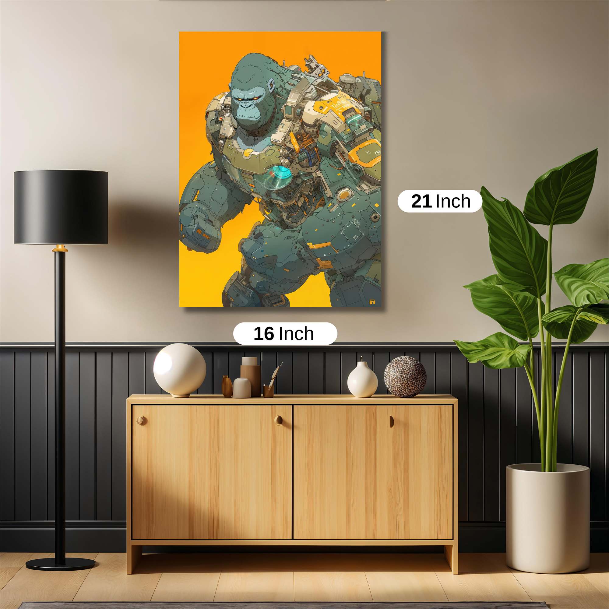 Gorilla Cyberpunk Safe Wall Magnetic / M