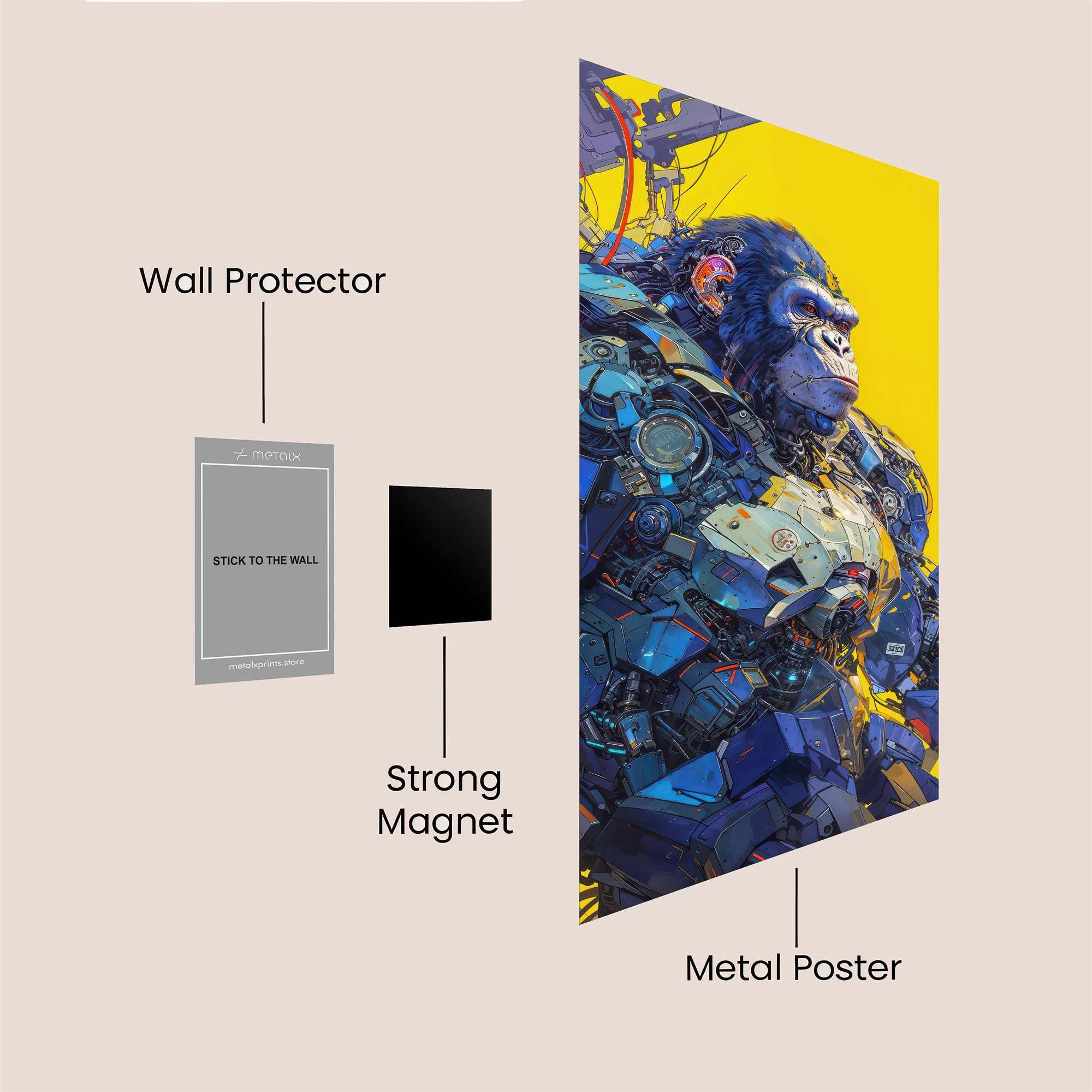 CyberApe Triumph Safe Wall Magnetic / M