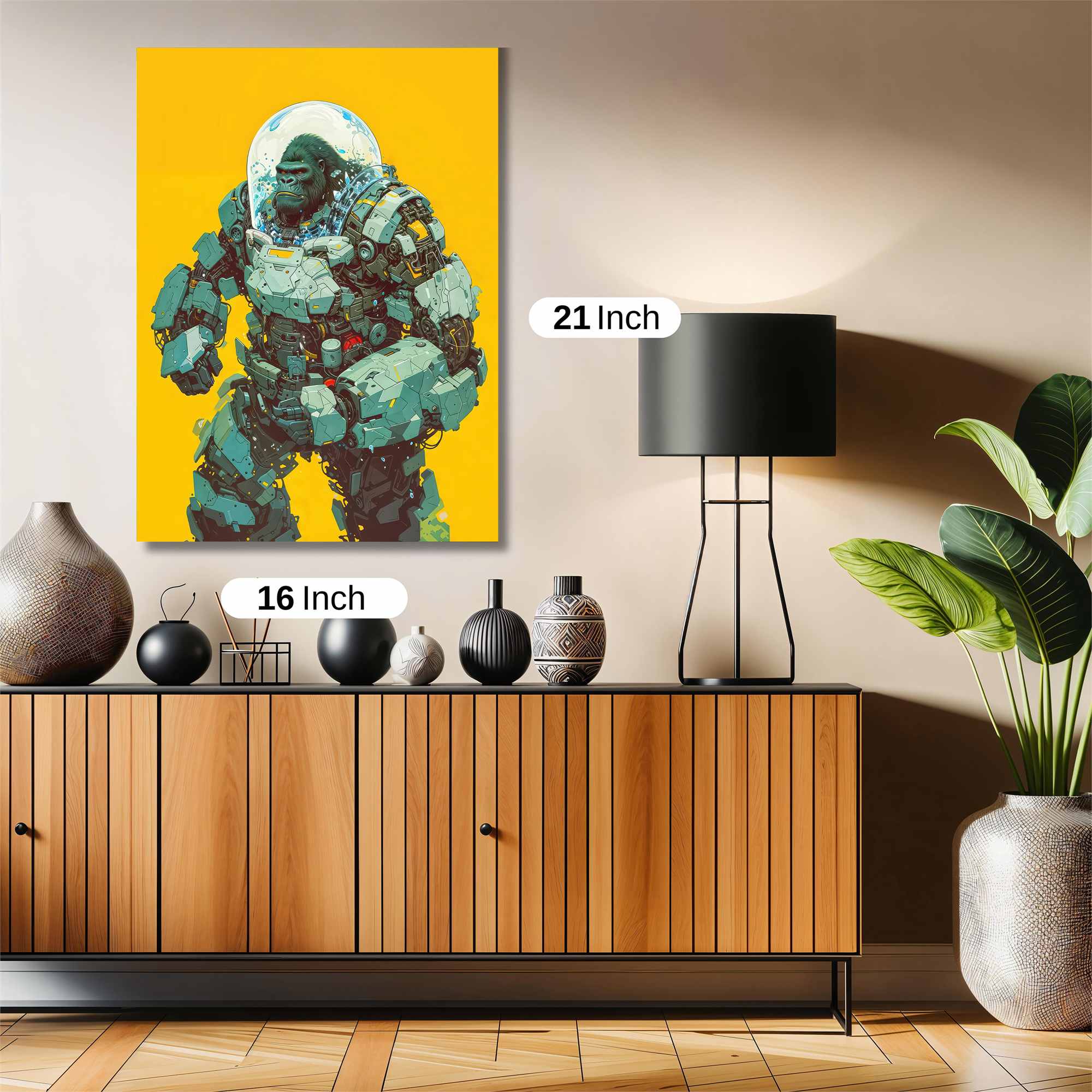 Gorilla Futuristic Safe Wall Magnetic / M