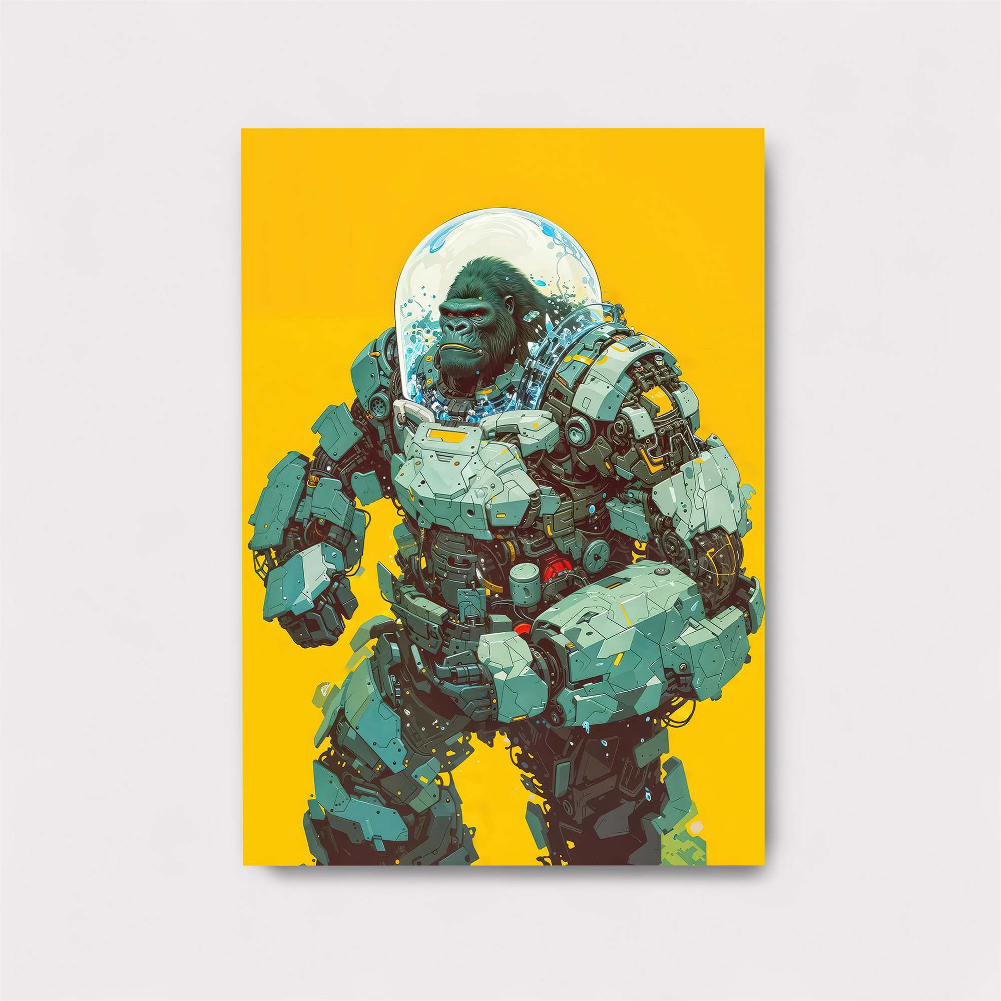 Gorilla Futuristic Safe Wall Magnetic / M