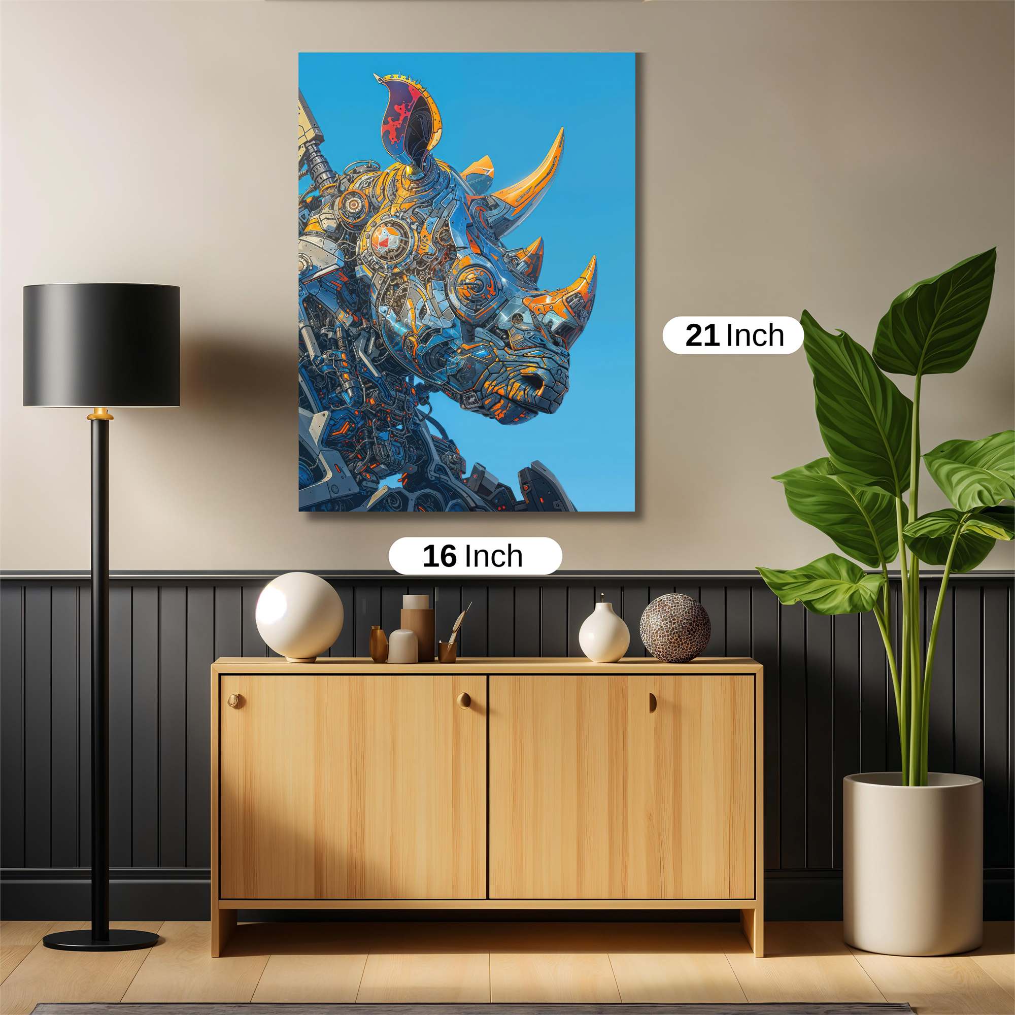 Robo-Rhino Safe Wall Magnetic / M