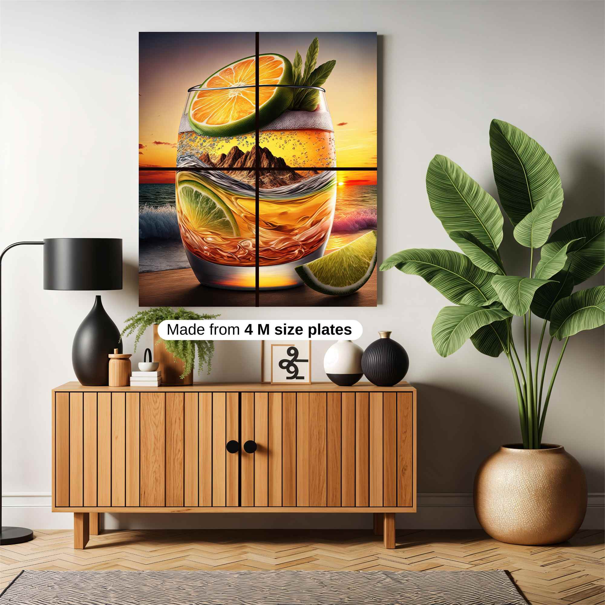 Sunset Serenity Safe Wall Magnetic / M