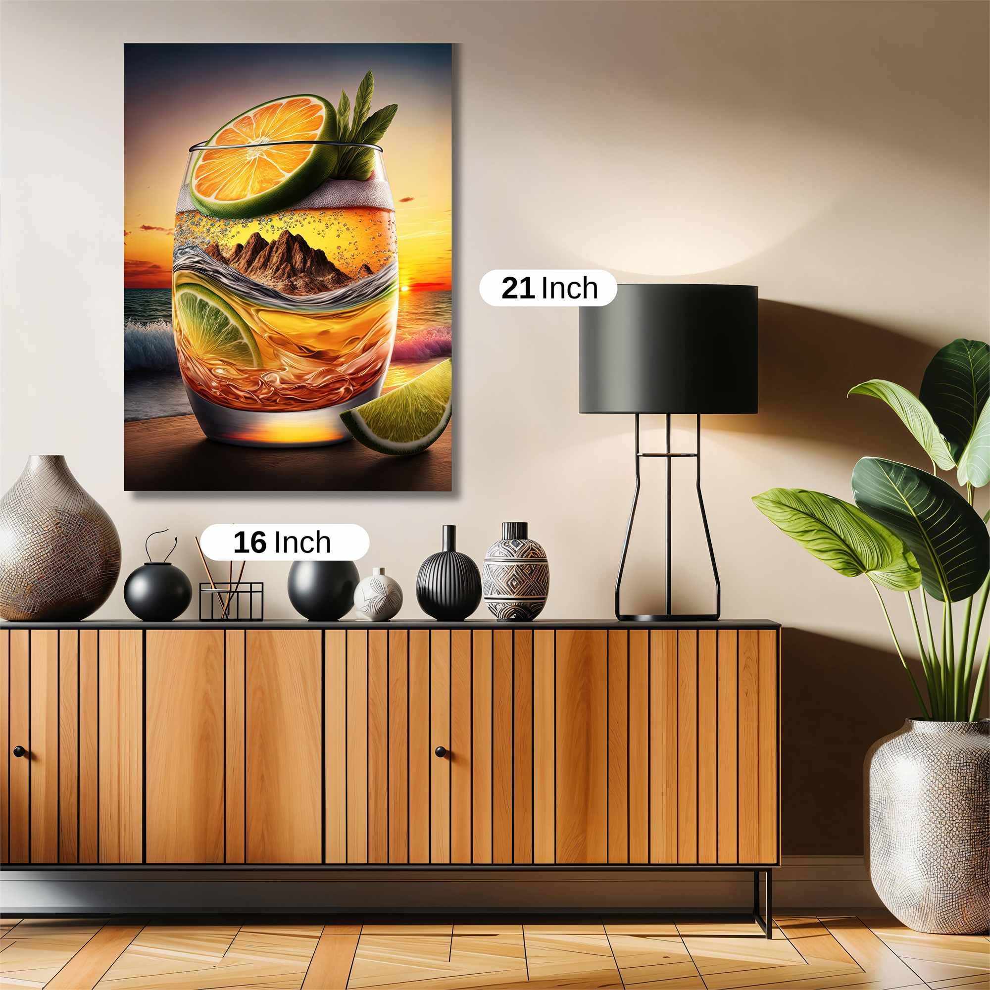 Sunset Serenity Safe Wall Magnetic / M