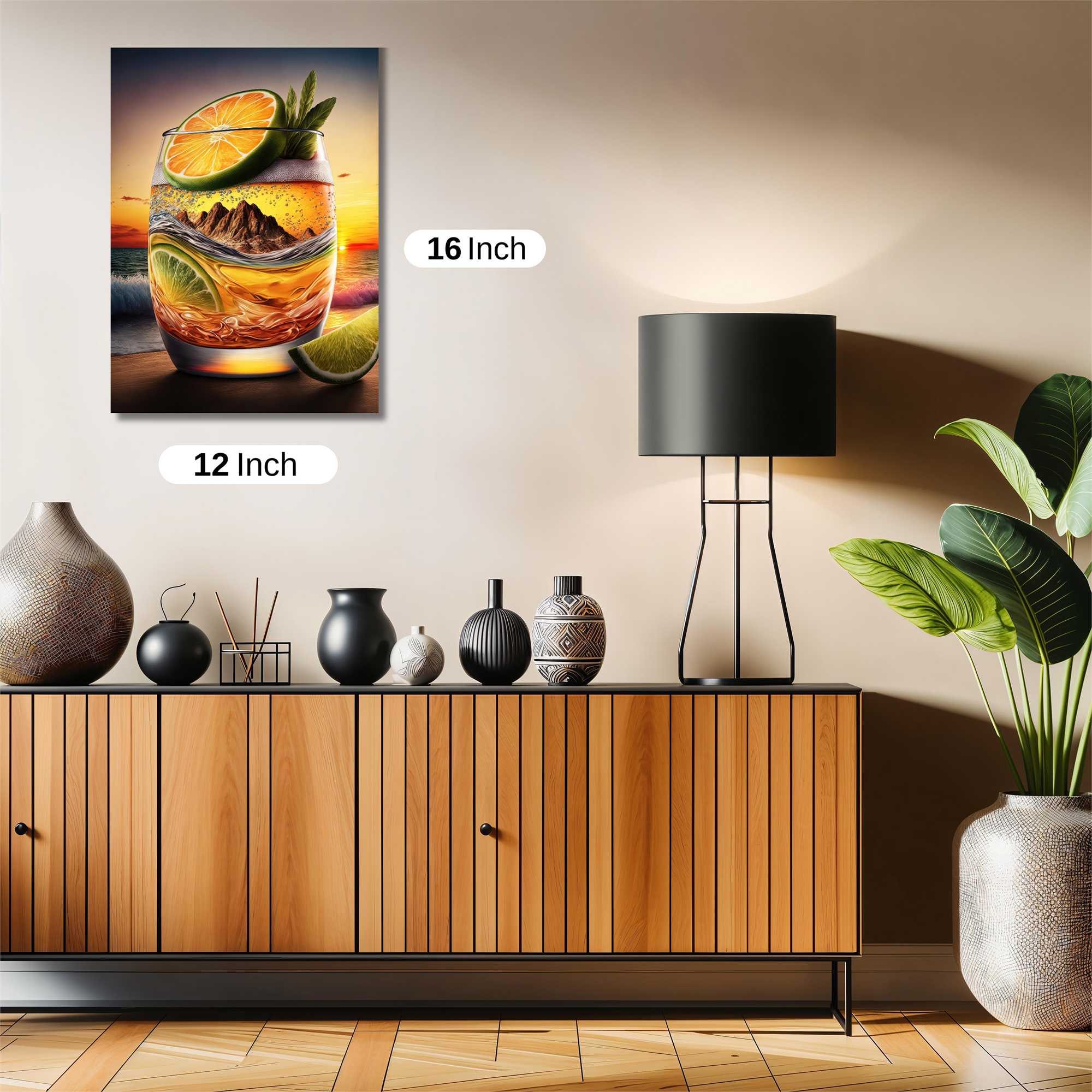 Sunset Serenity Safe Wall Magnetic / M