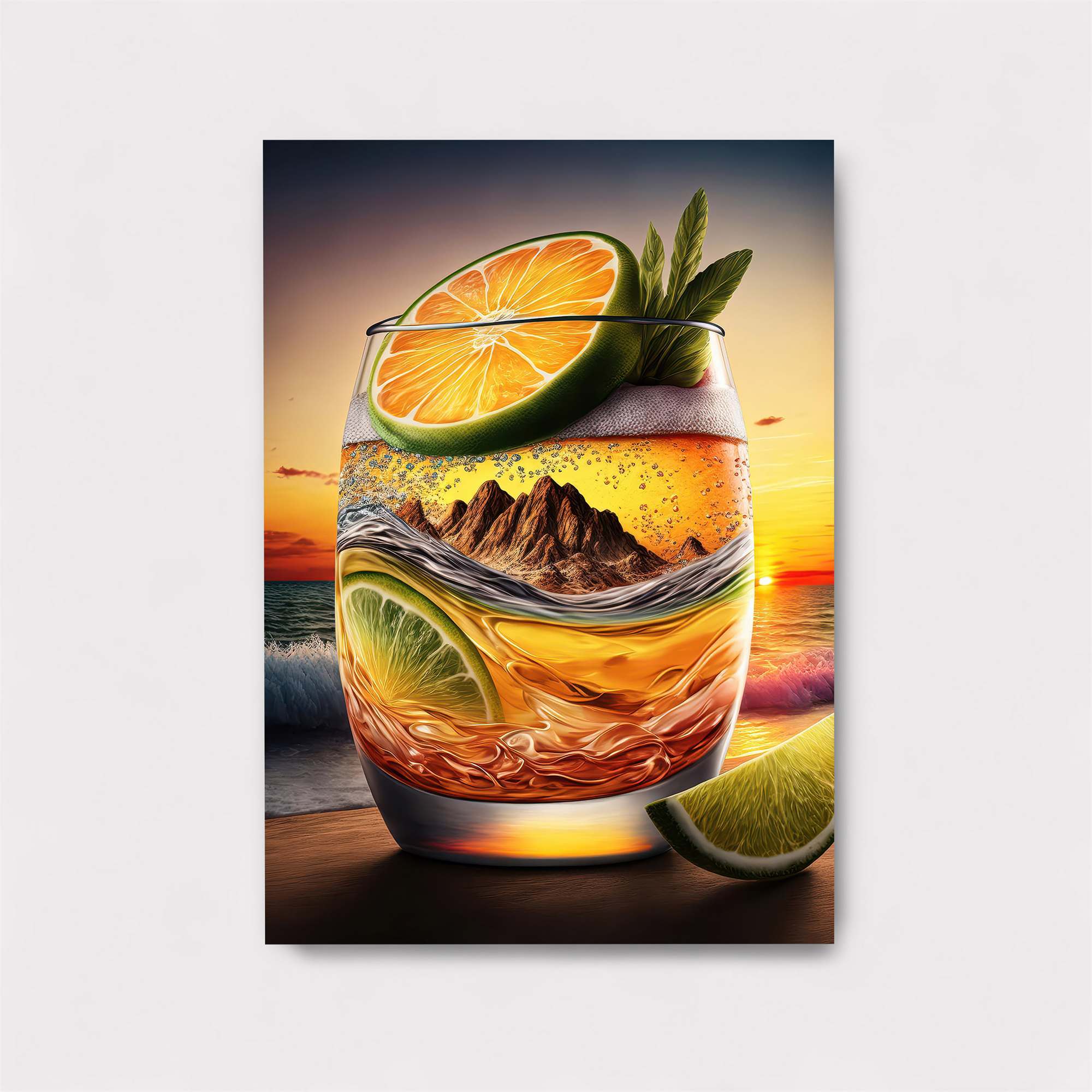 Sunset Serenity Safe Wall Magnetic / M