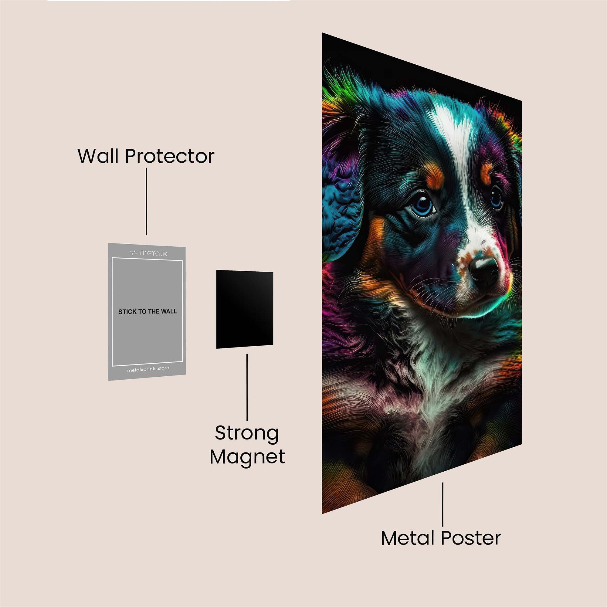 Puppy Radiance Safe Wall Magnetic / M