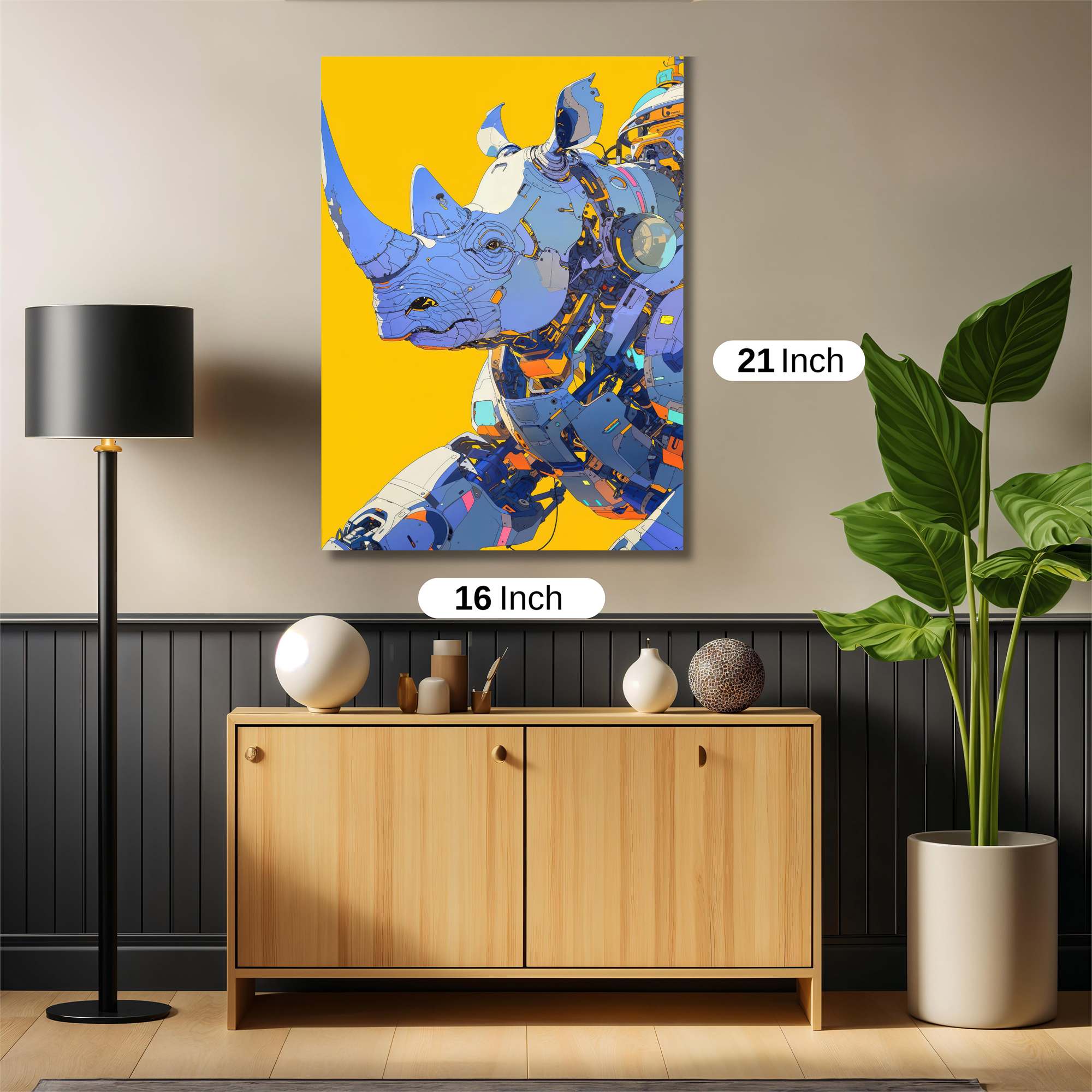 Robo-Rhino Safe Wall Magnetic / M