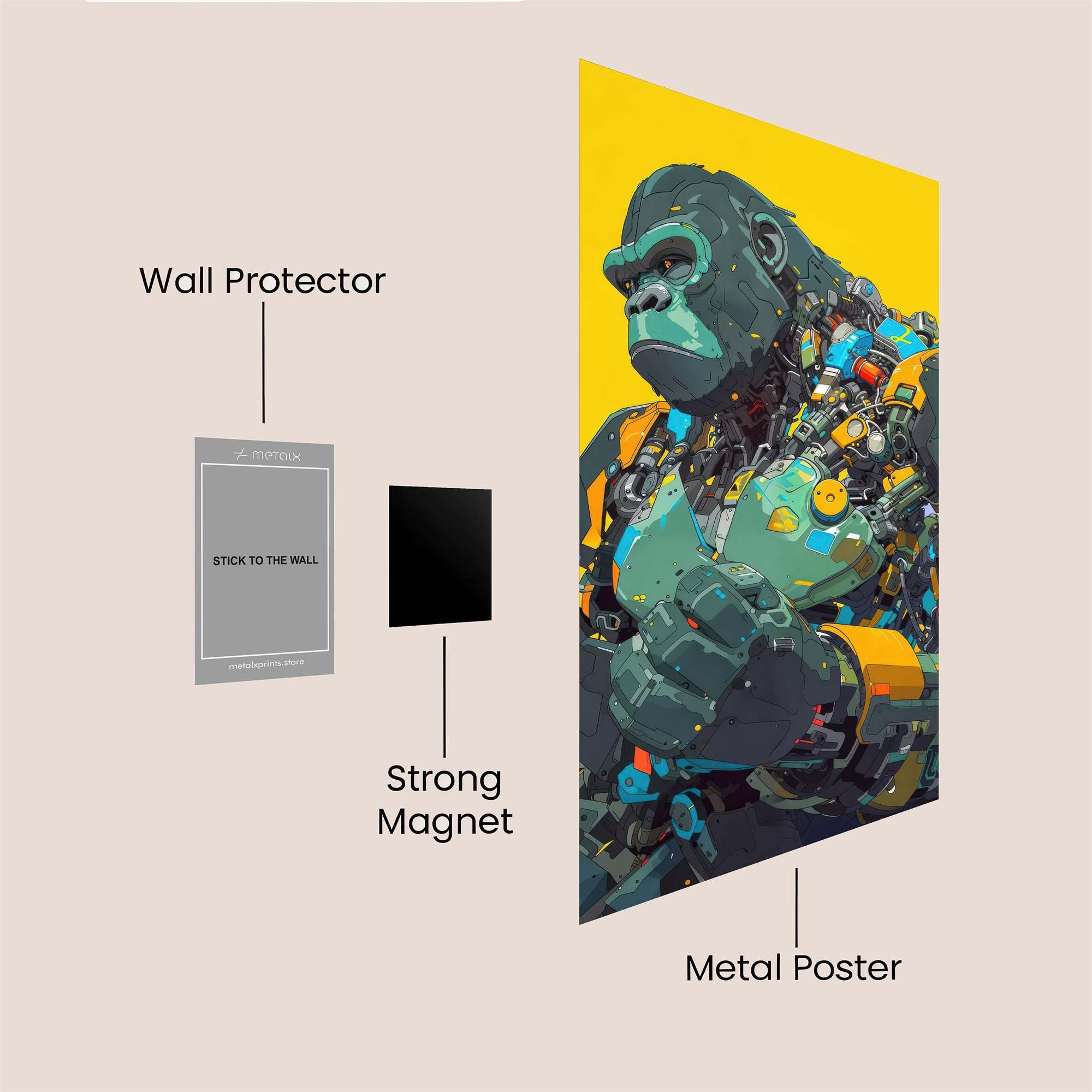 King Resolute Safe Wall Magnetic / M