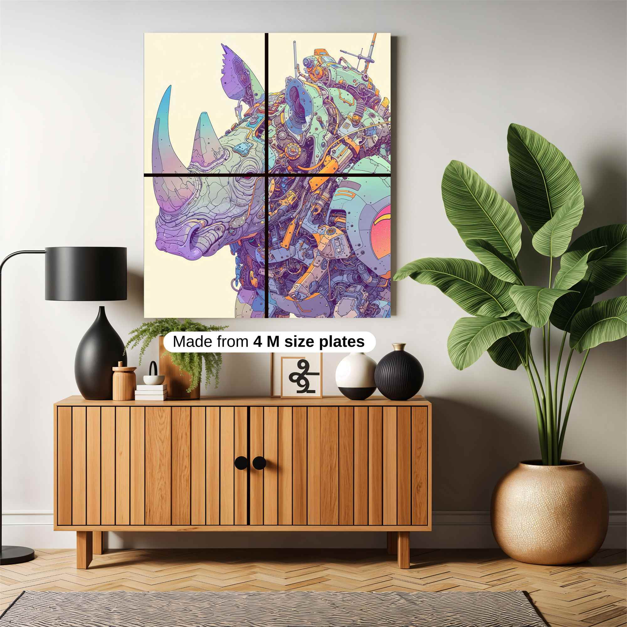 Cyber Rhino Safe Wall Magnetic / M