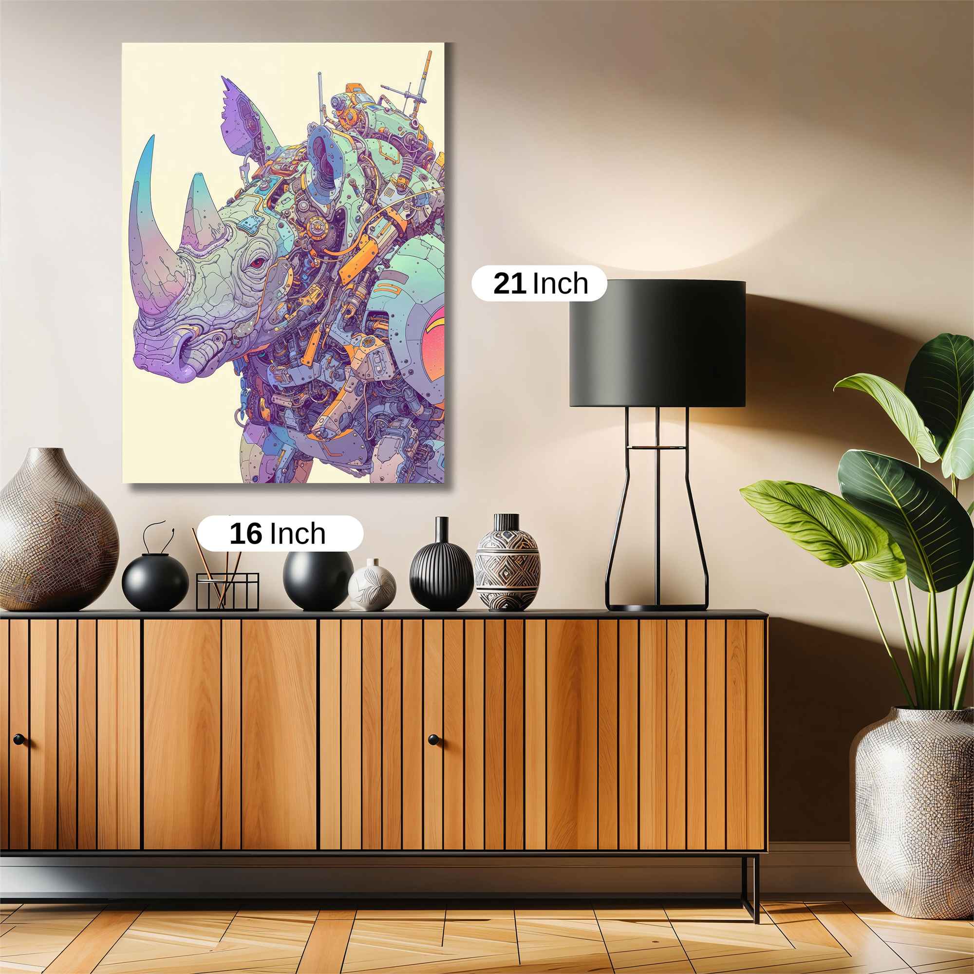 Cyber Rhino Safe Wall Magnetic / M