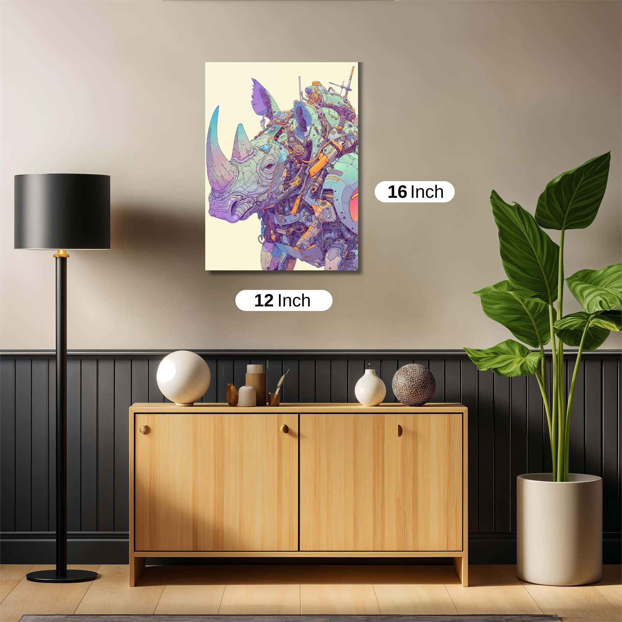 Cyber Rhino Safe Wall Magnetic / M