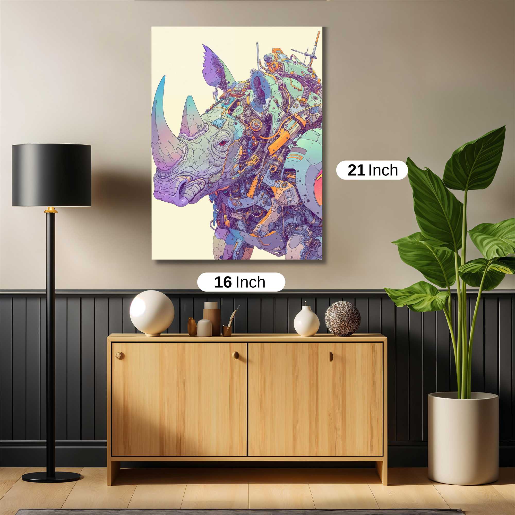 Cyber Rhino Safe Wall Magnetic / M