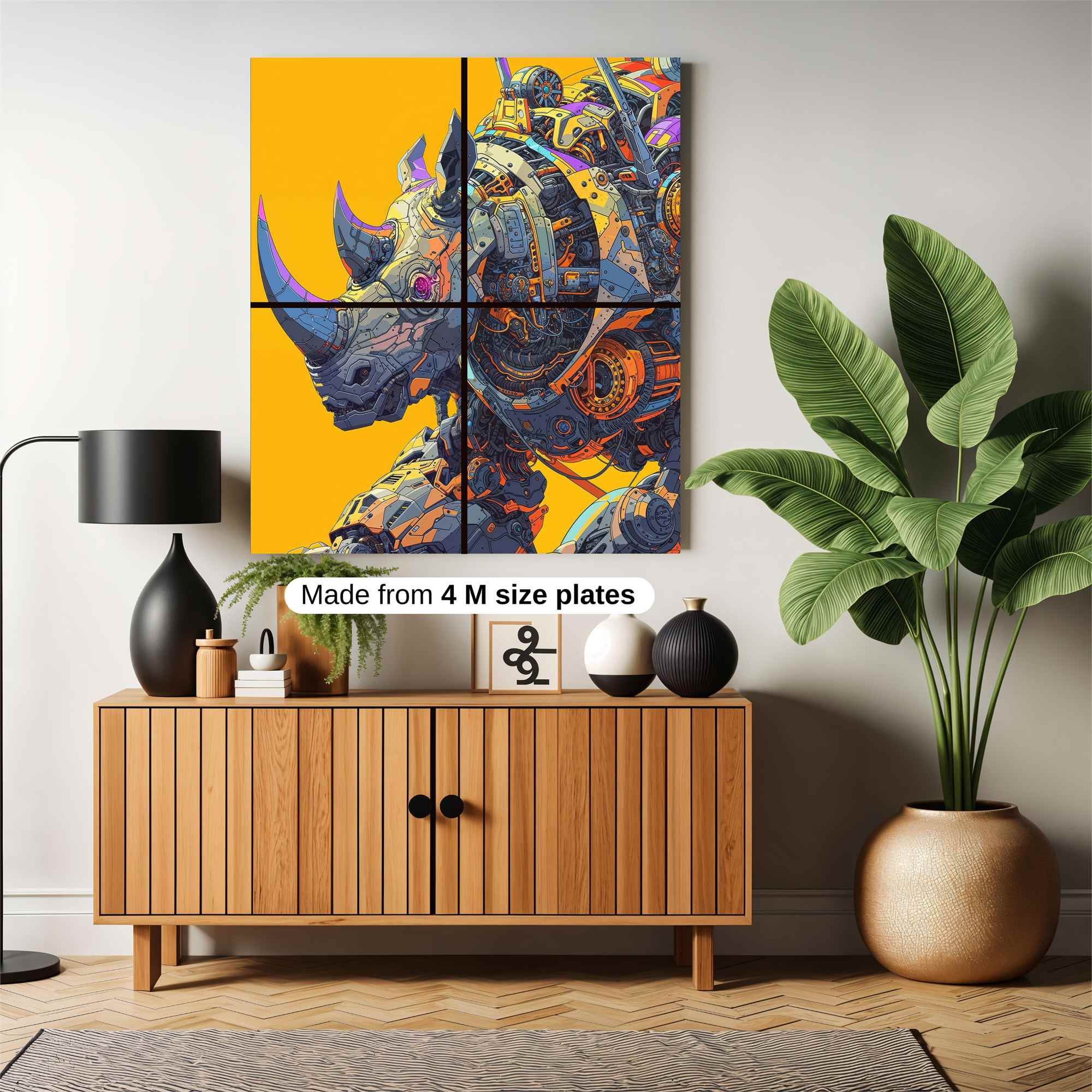 Mecha Rhino Safe Wall Magnetic / M