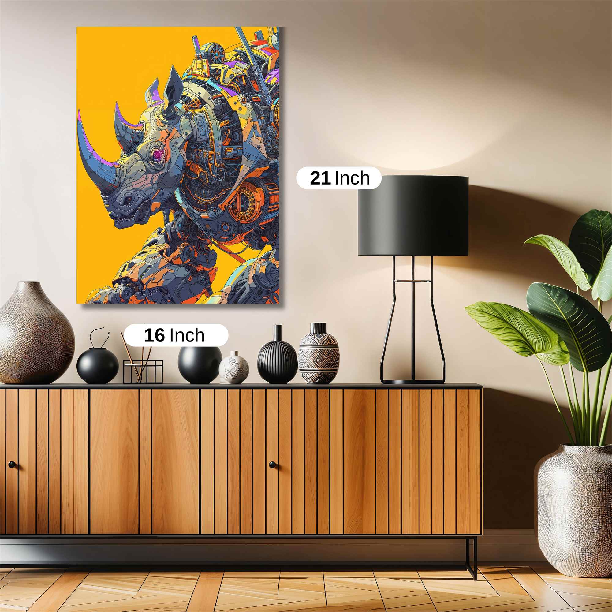 Mecha Rhino Safe Wall Magnetic / M