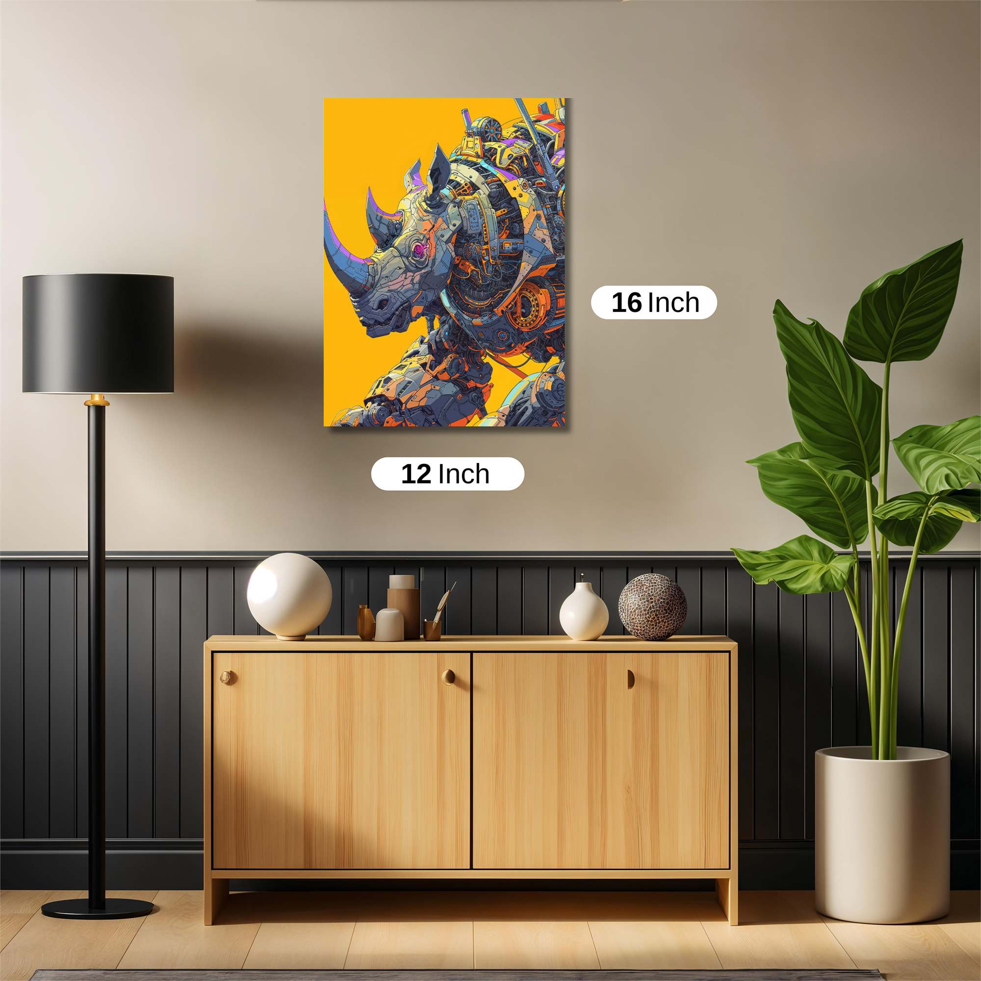 Mecha Rhino Safe Wall Magnetic / M