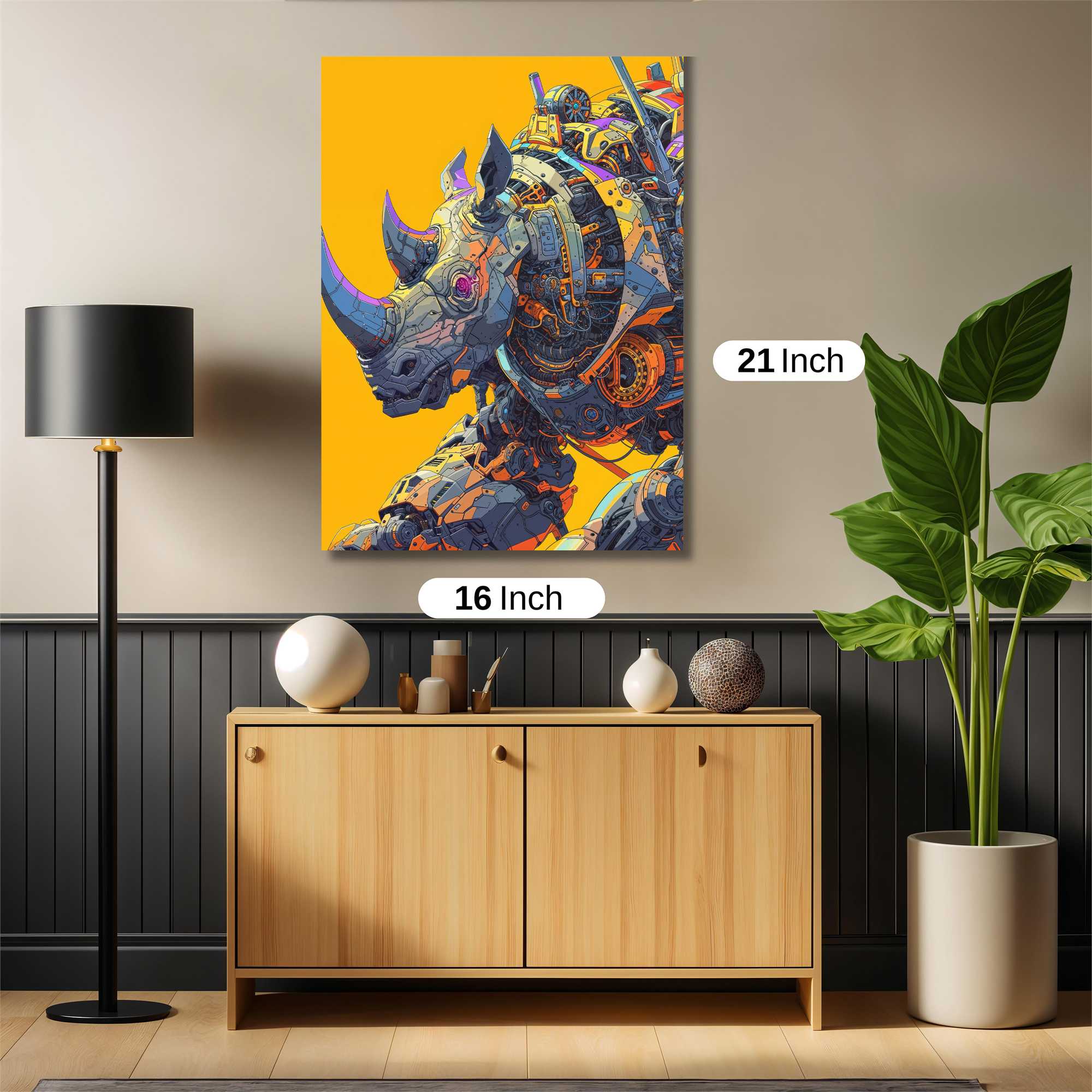 Mecha Rhino Safe Wall Magnetic / M