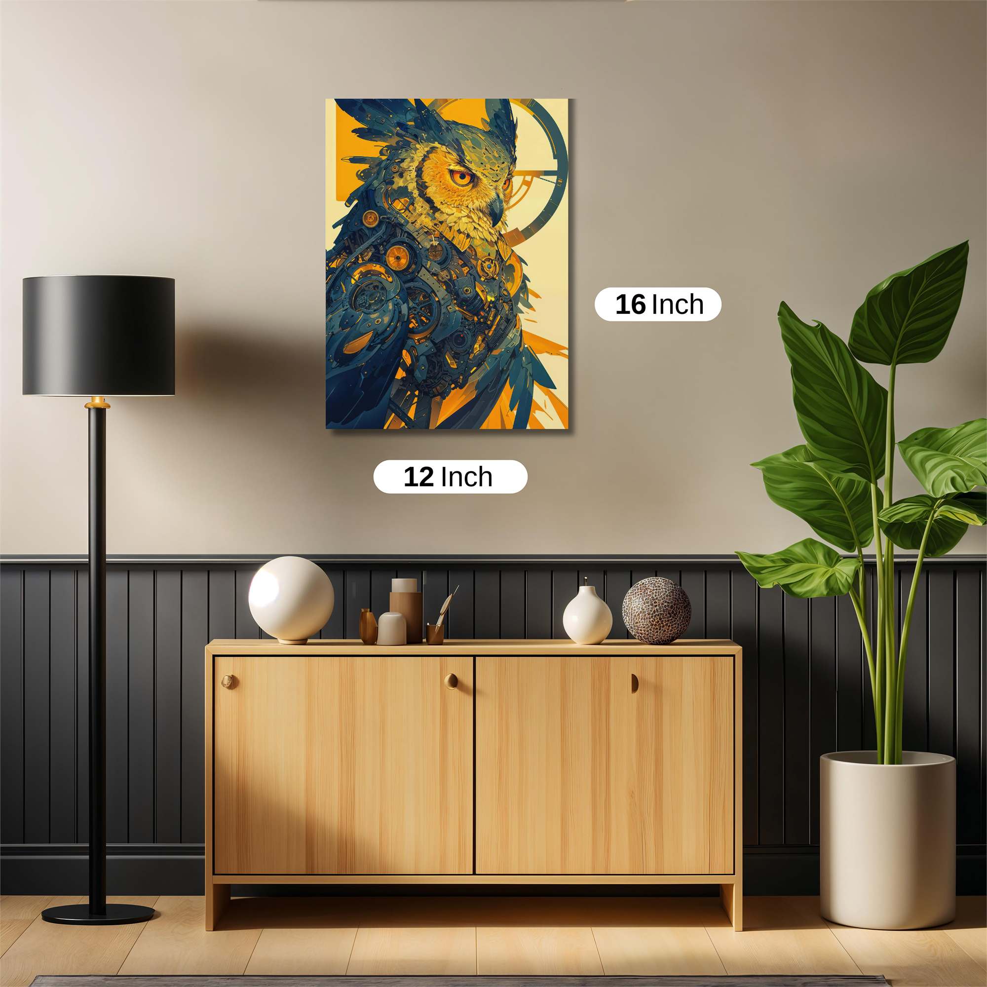 Owl Mechanica Safe Wall Magnetic / M