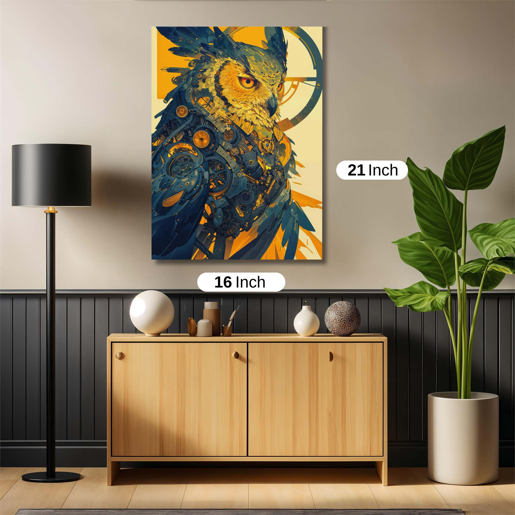 Owl Mechanica Safe Wall Magnetic / M