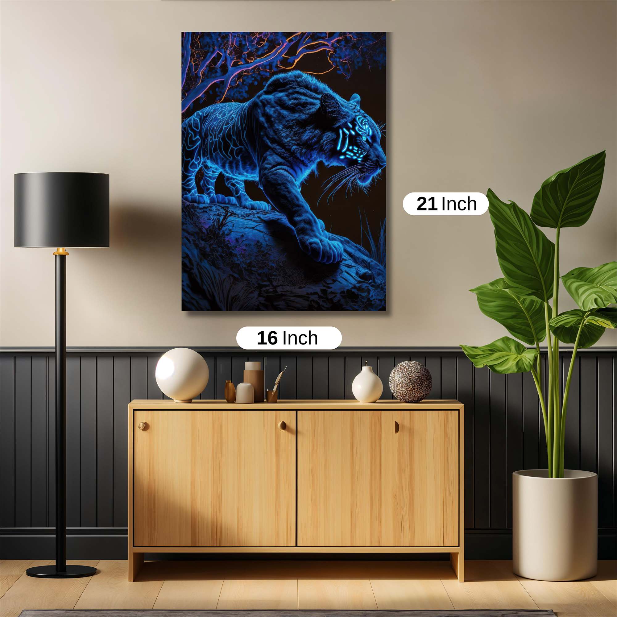 Neon Predator Safe Wall Magnetic / M