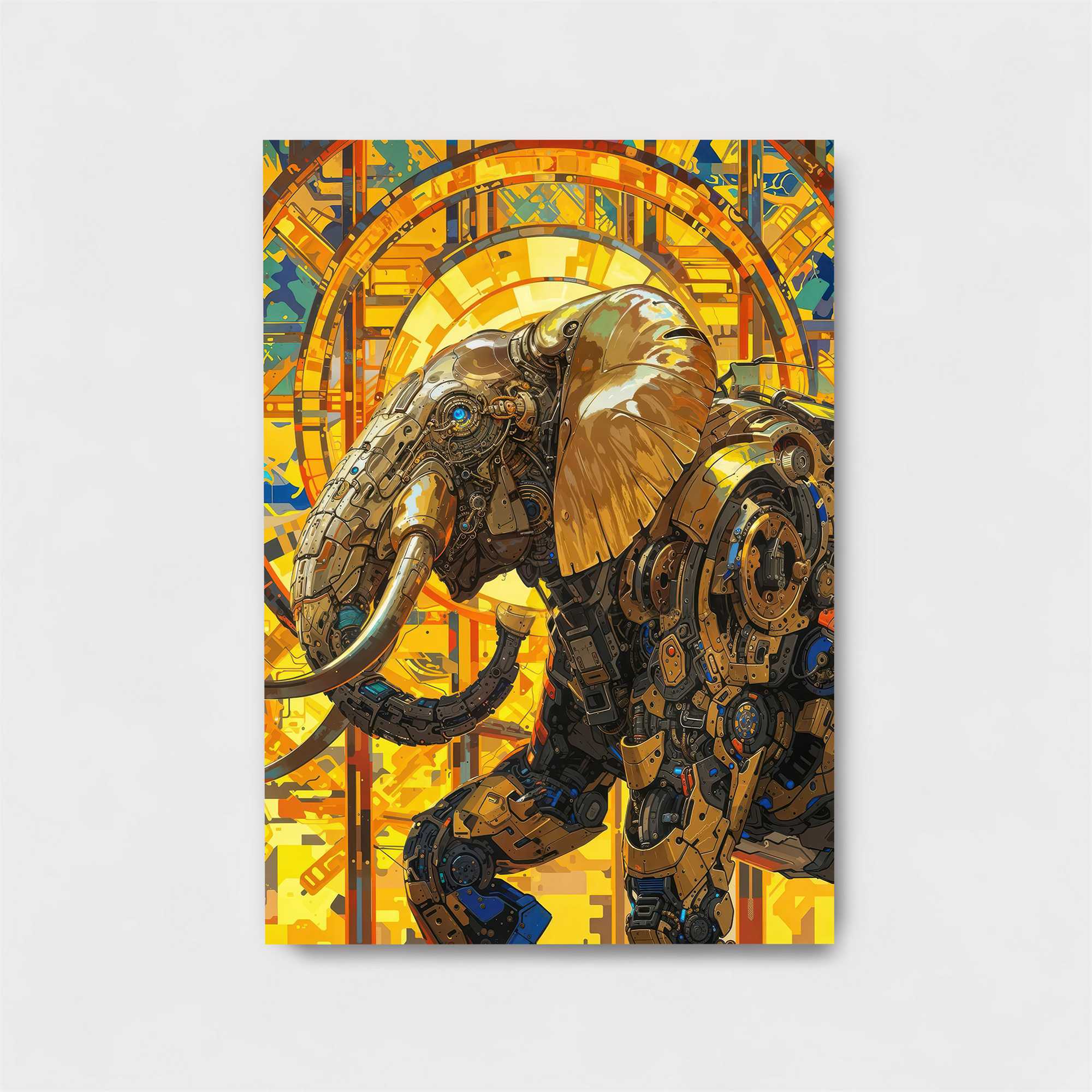 Elephant Steampunk Safe Wall Magnetic / M
