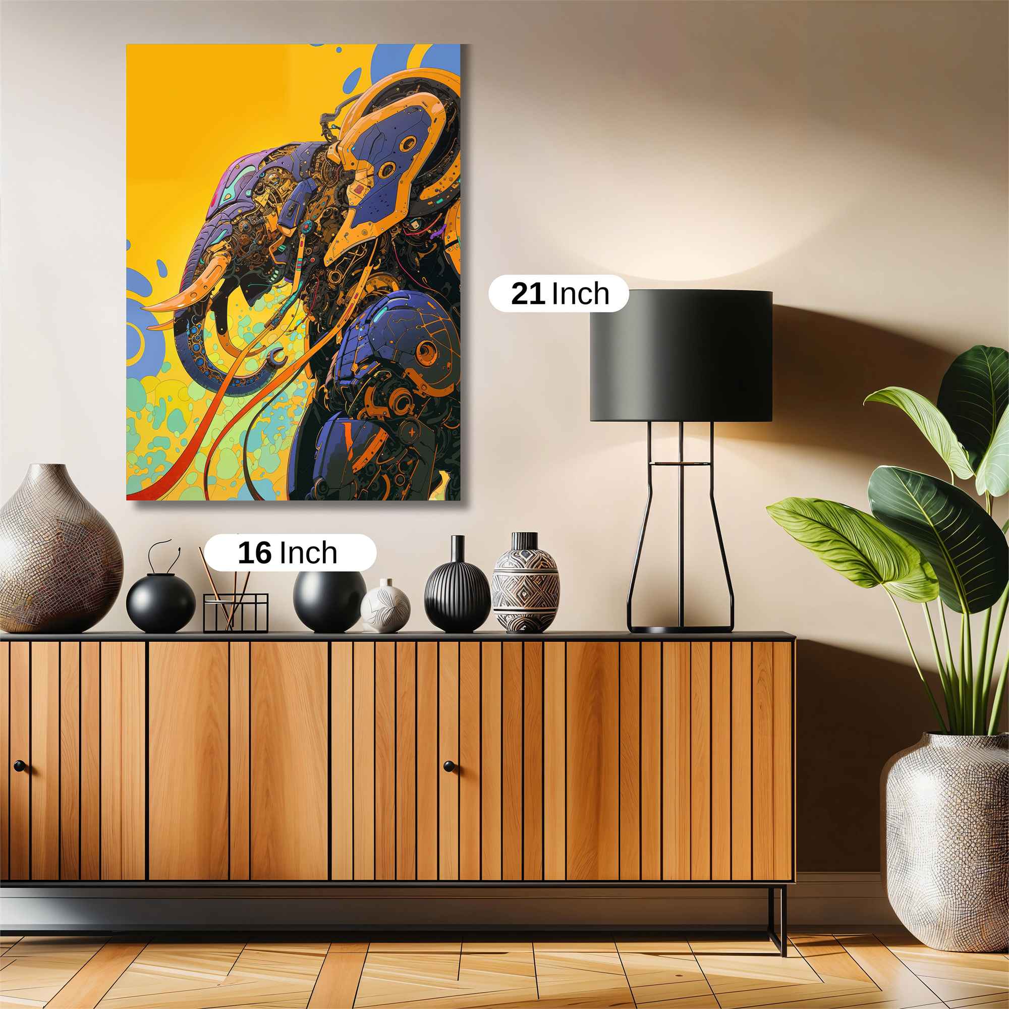 Cyber Elephant Safe Wall Magnetic / M