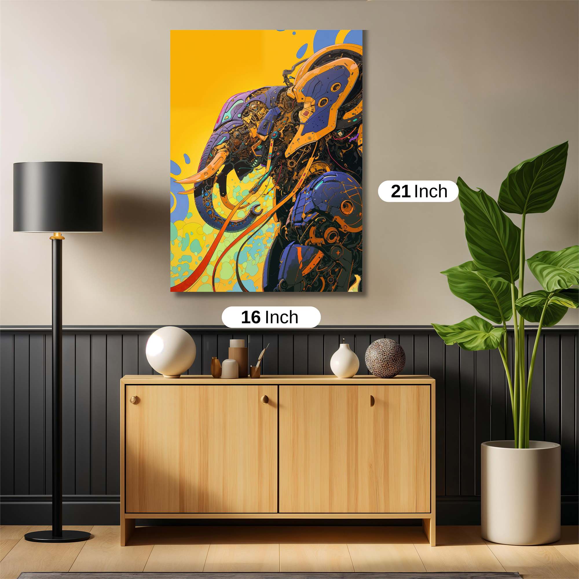 Cyber Elephant Safe Wall Magnetic / M