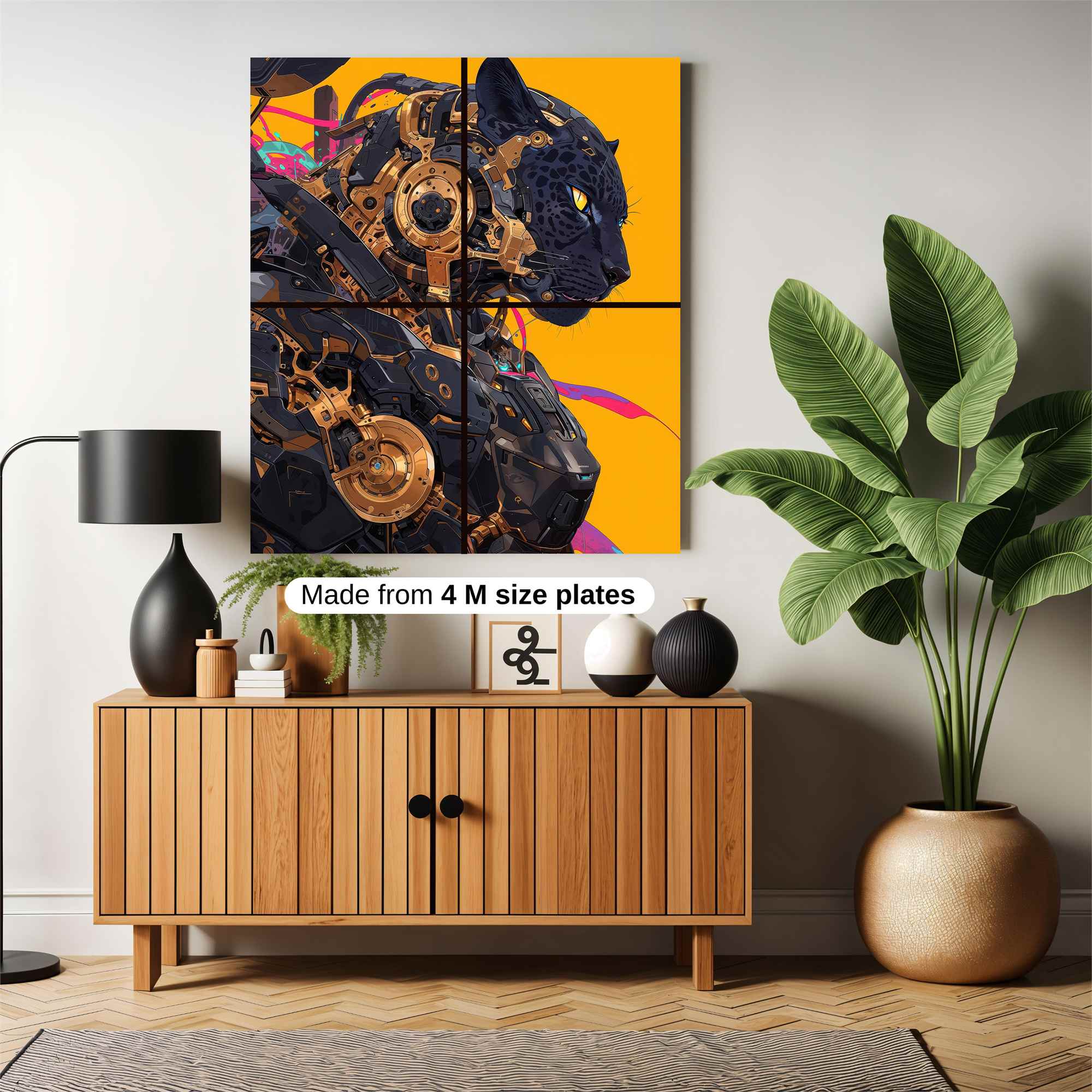 Cyber Panther Safe Wall Magnetic / M